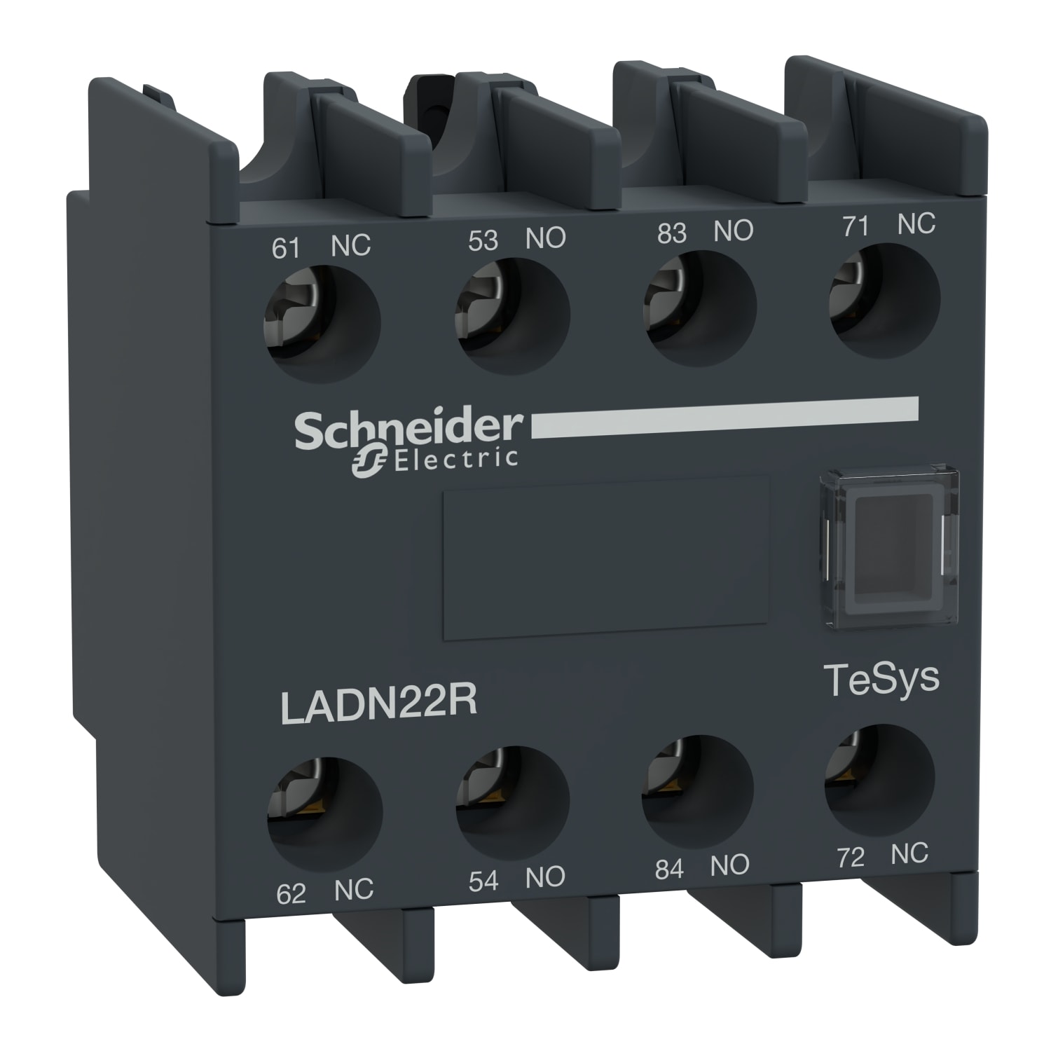 SCHNEIDER ELECTRIC - Blocco contatti ausiliari, TeSys Deca, 2NA+2NC, morsetti a vite