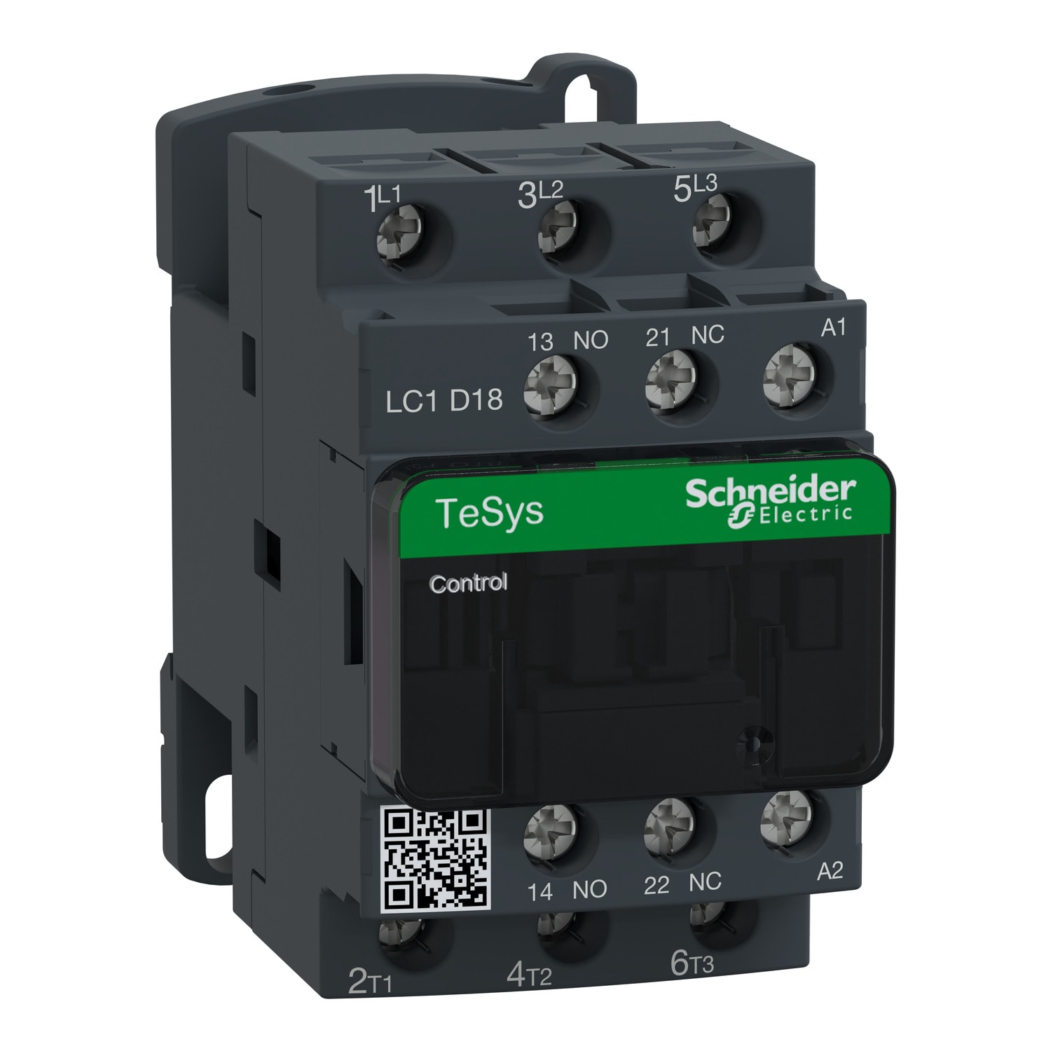 SCHNEIDER ELECTRIC - Contattore TeSys LC1D - 3 poli - AC3 440V 18 A - 24 V AC