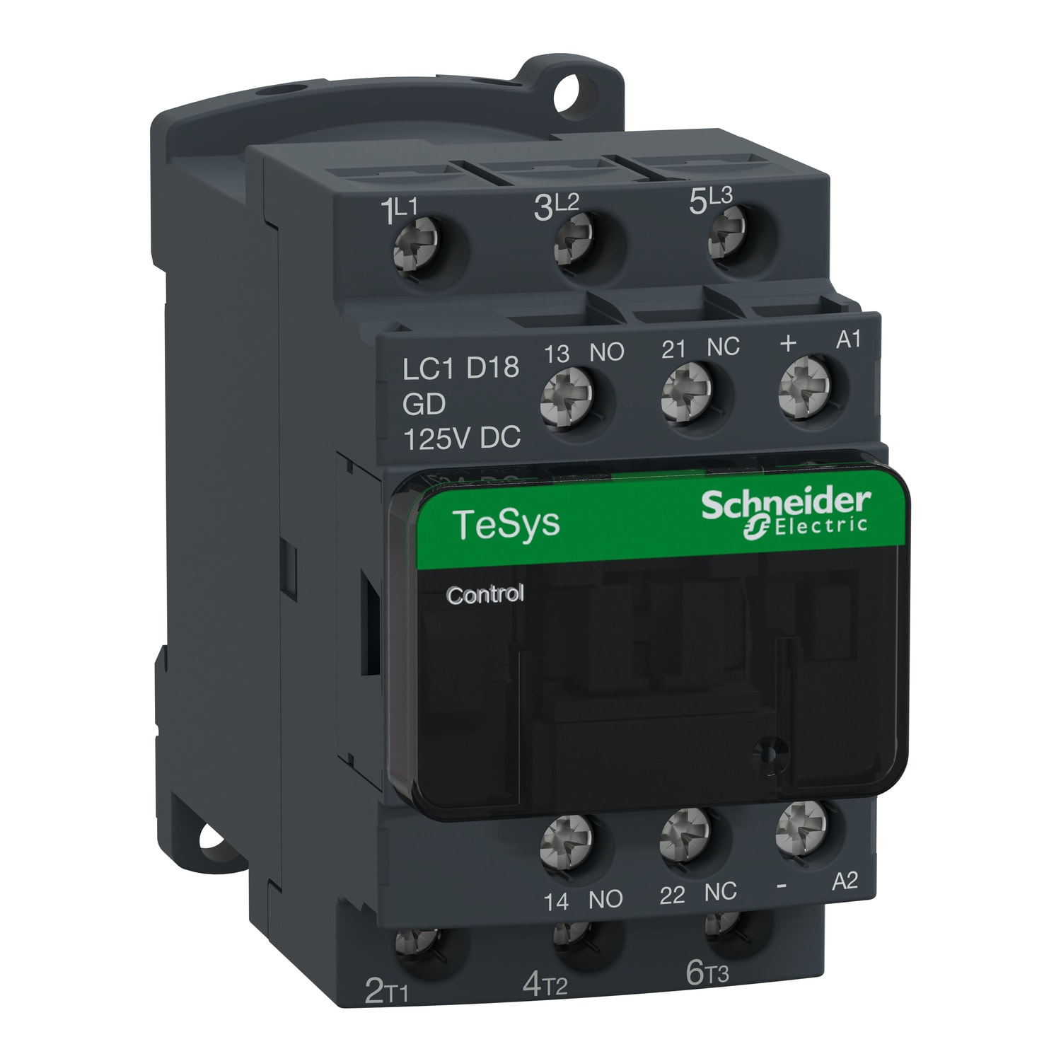 SCHNEIDER ELECTRIC - Contattore TeSys LC1D - 3 poli - AC3 440V 18 A - 125 V CC