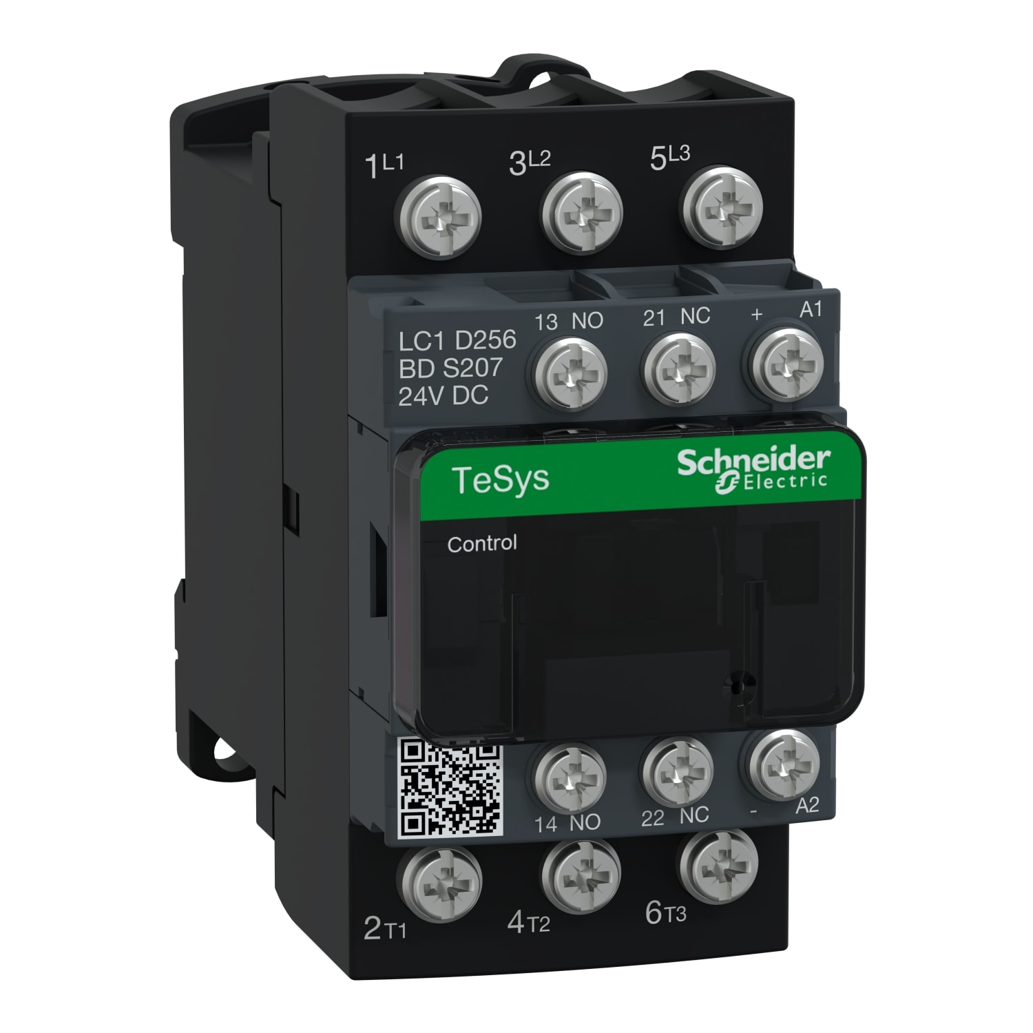 SCHNEIDER ELECTRIC - Contattore TeSys D S207 - 3P (3NO) AC-3 25A 440V - bobina 24V DC
