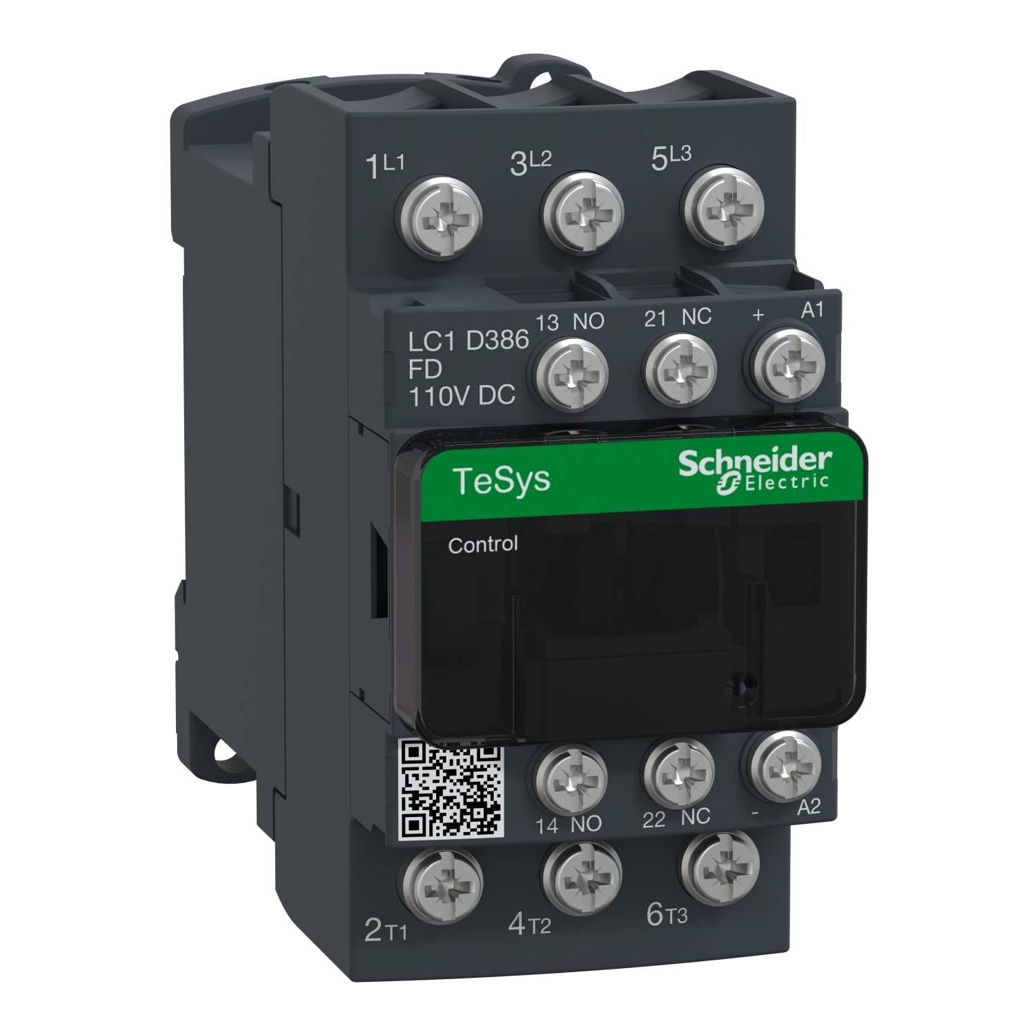SCHNEIDER ELECTRIC - Contattore TeSys LC1D - 3 poli - AC3 440 V 38 A - 110 V CC