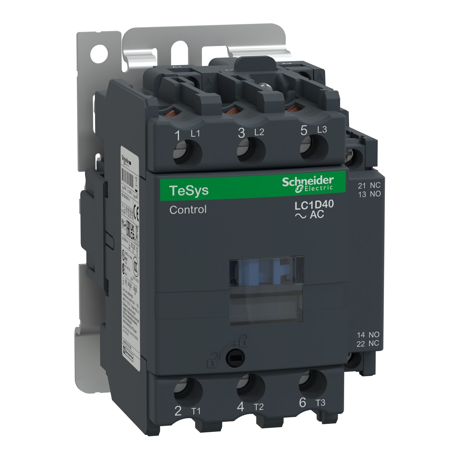 SCHNEIDER ELECTRIC - Contattore TeSys LC1-D - 3 poli - CA-3 440V 40 A - Bobina 230 V CA