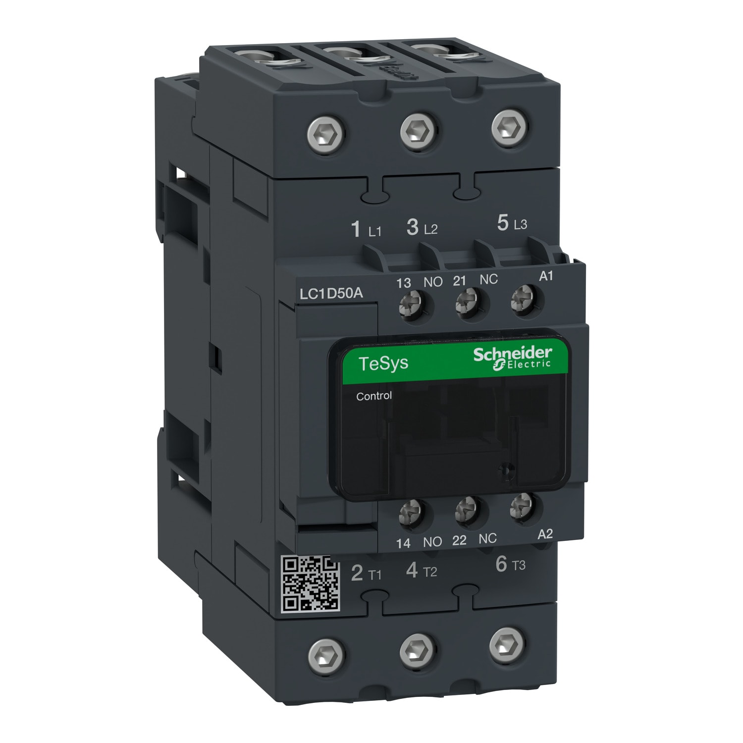 SCHNEIDER ELECTRIC - Contattore TeSys LC1D - 3 poli - AC3 440V 50 A - 220 V AC