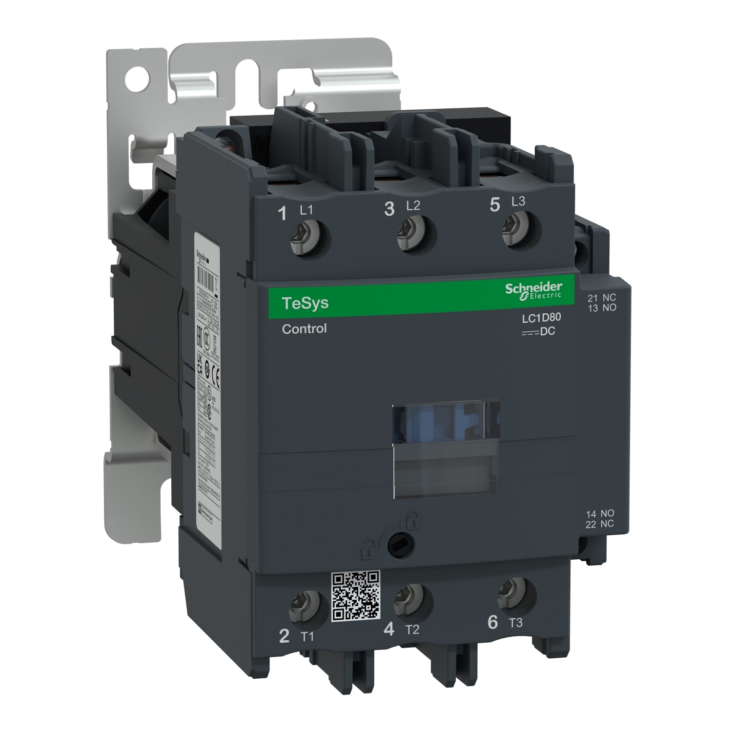 SCHNEIDER ELECTRIC - Contattore TeSys LC1D - 3 poli - AC3 440V 80 A - 125 V CC