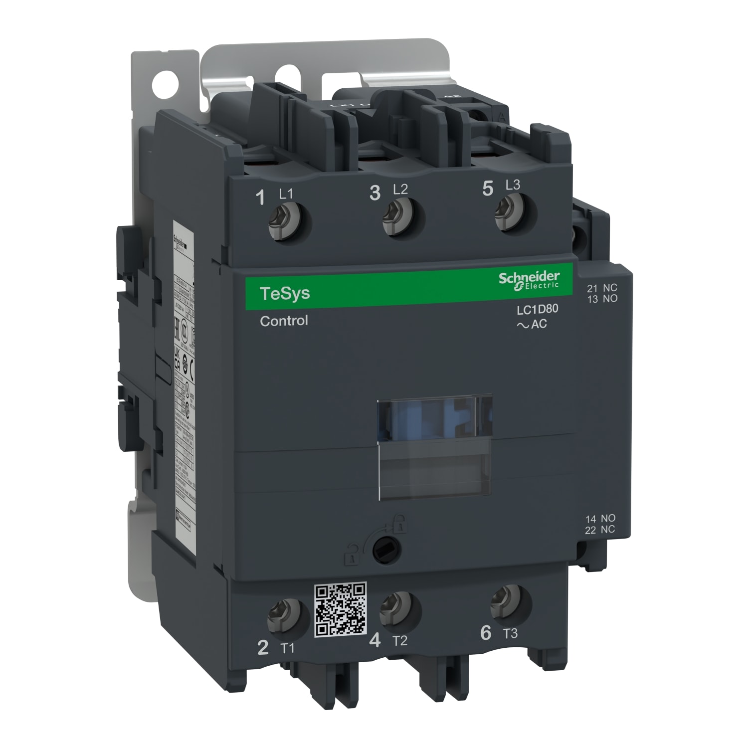 SCHNEIDER ELECTRIC - Contattore TeSys LC1D - 3 poli - AC3 440V 80A - 380 V AC