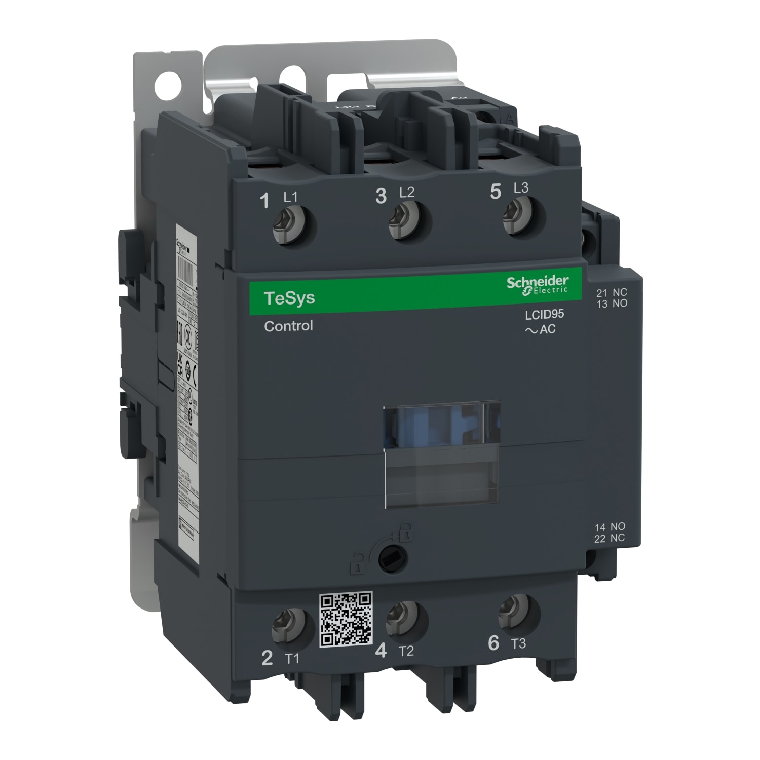 SCHNEIDER ELECTRIC - Contattore TeSys LC1D - 3 poli - AC3 440V 95 A - 220 V AC