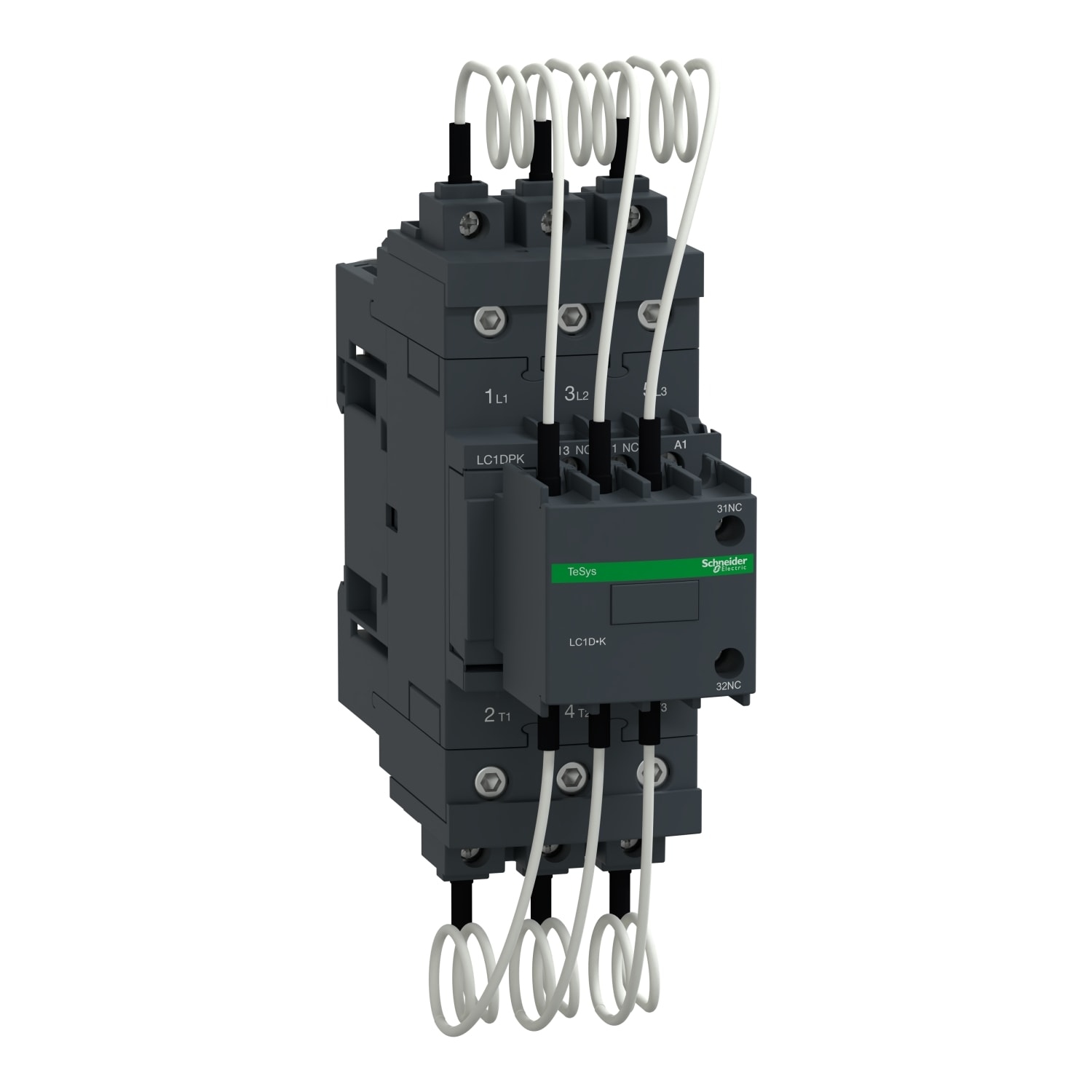 SCHNEIDER ELECTRIC - Contattore TeSys LC1-DP - 3 poli - 400...440V 33,3 kVAr - 240 Vca
