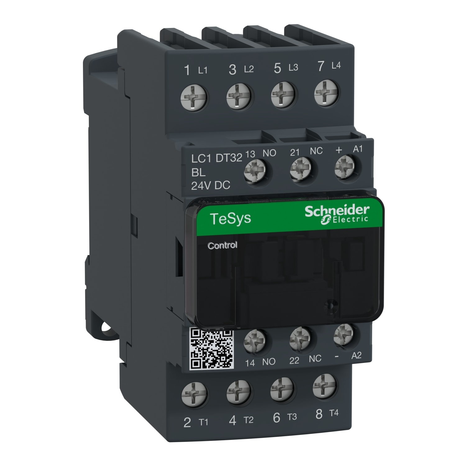 SCHNEIDER ELECTRIC - Contattore TeSys LC1D - 4 poli - AC1 440V 32 A - 24 V CC