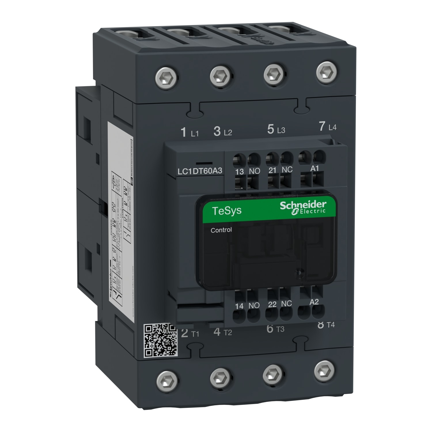SCHNEIDER ELECTRIC - Contattore TeSys LC1D - 4 poli - AC1- 440V AC - 60A - 48V AC