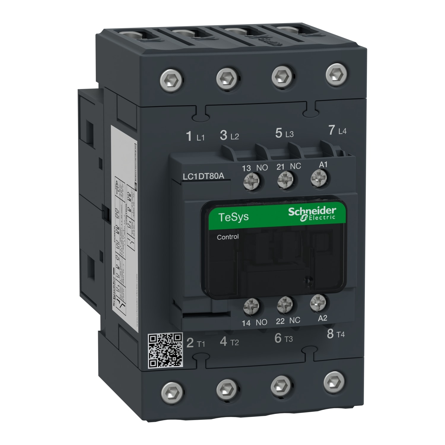 SCHNEIDER ELECTRIC - Contattatore - TeSys LC1-D - 4P - CA-1 440V 80 A - Bobina 115 V CA