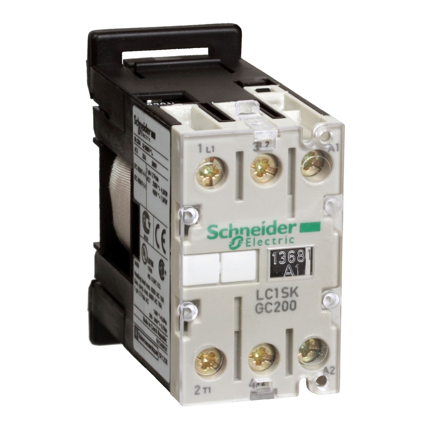 SCHNEIDER ELECTRIC - Mini contactor, TeSys SK, 2P(2NO), AC-3, 690V 5A, 240V AC coil
