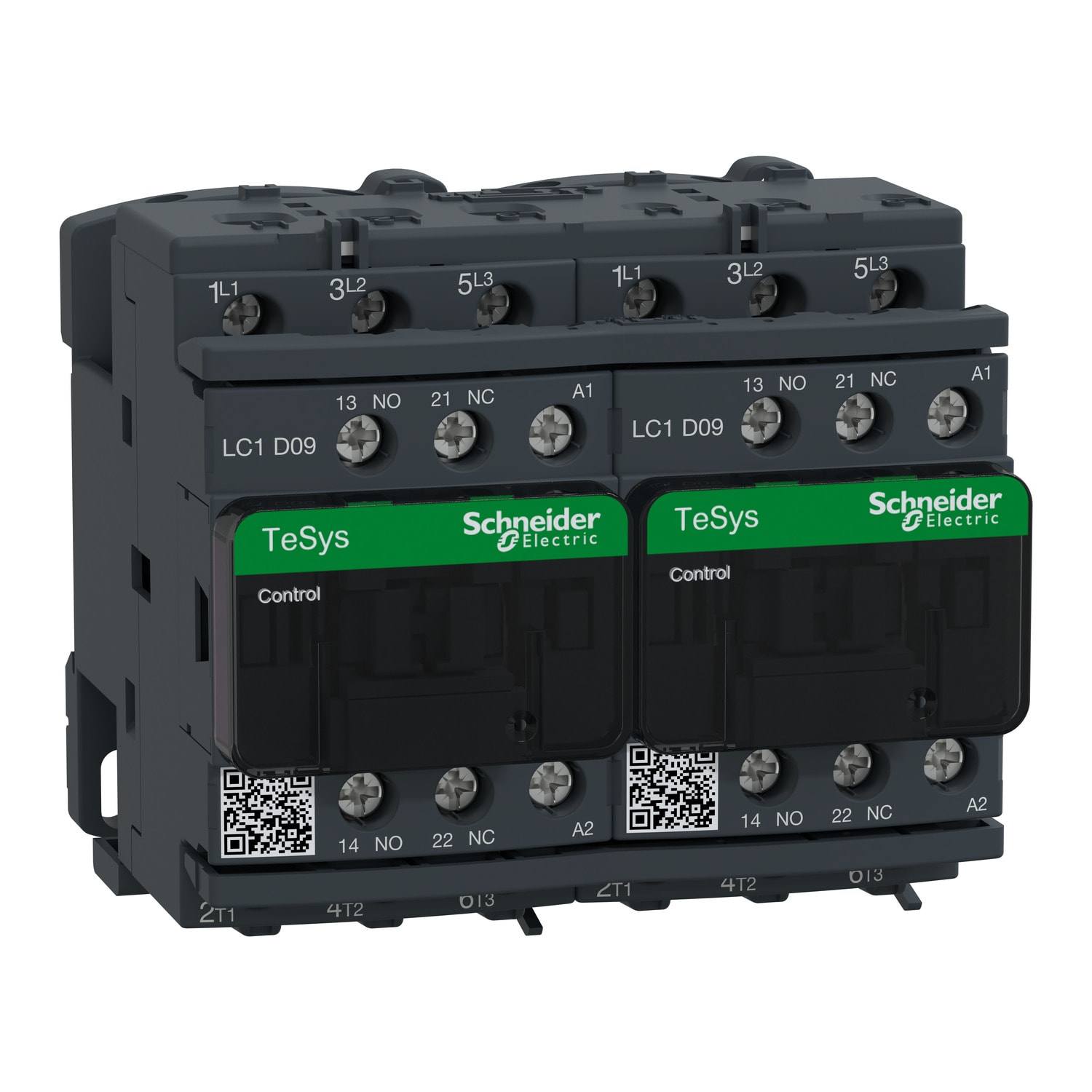 SCHNEIDER ELECTRIC - Teleinvertitore TeSys LC2D - 3 poli - AC3 440 V 9 A - 115 V CA