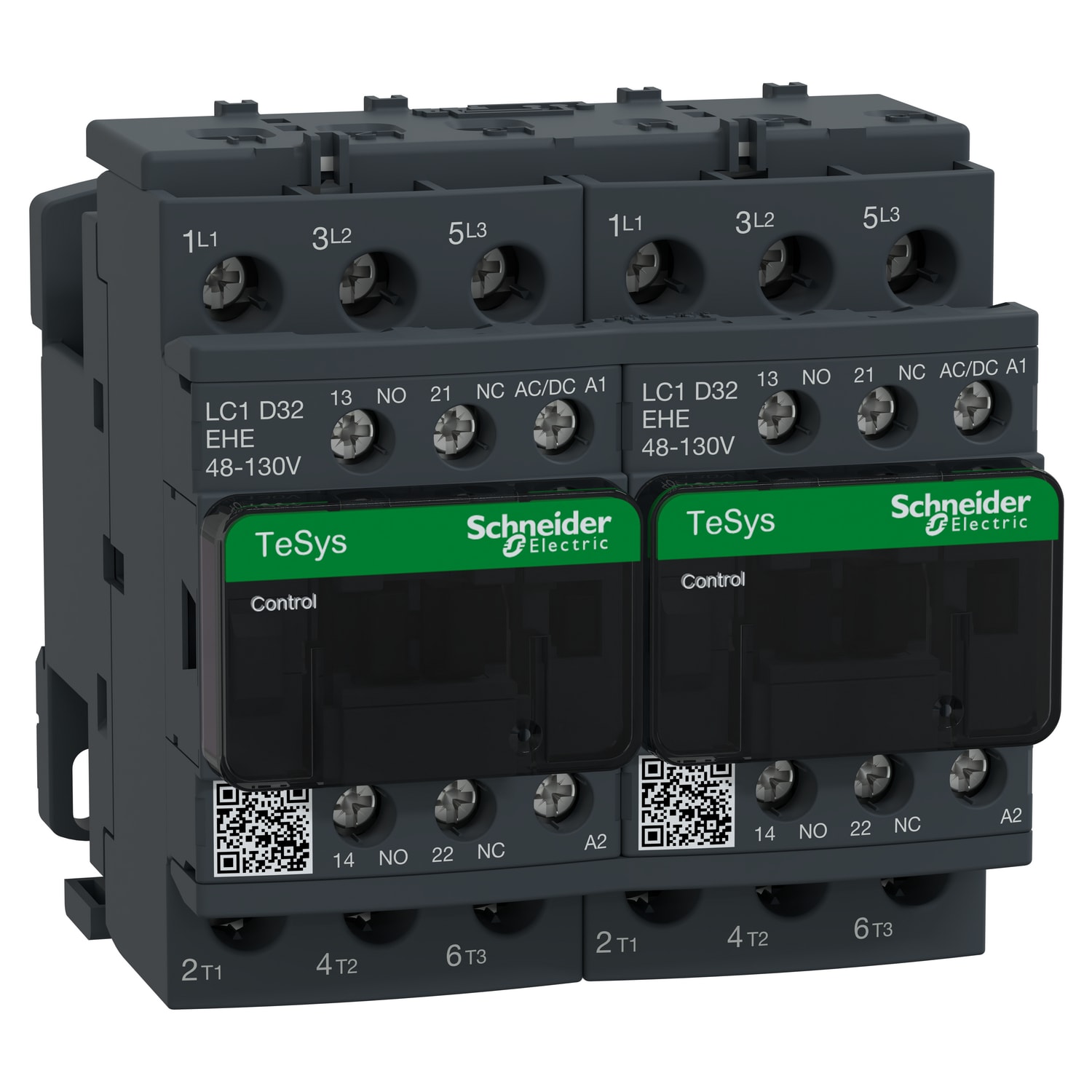SCHNEIDER ELECTRIC - TeSys D teleinvertitore - 3P - <= 440 V - 32 A AC-3 - 48...130 V AC/DC