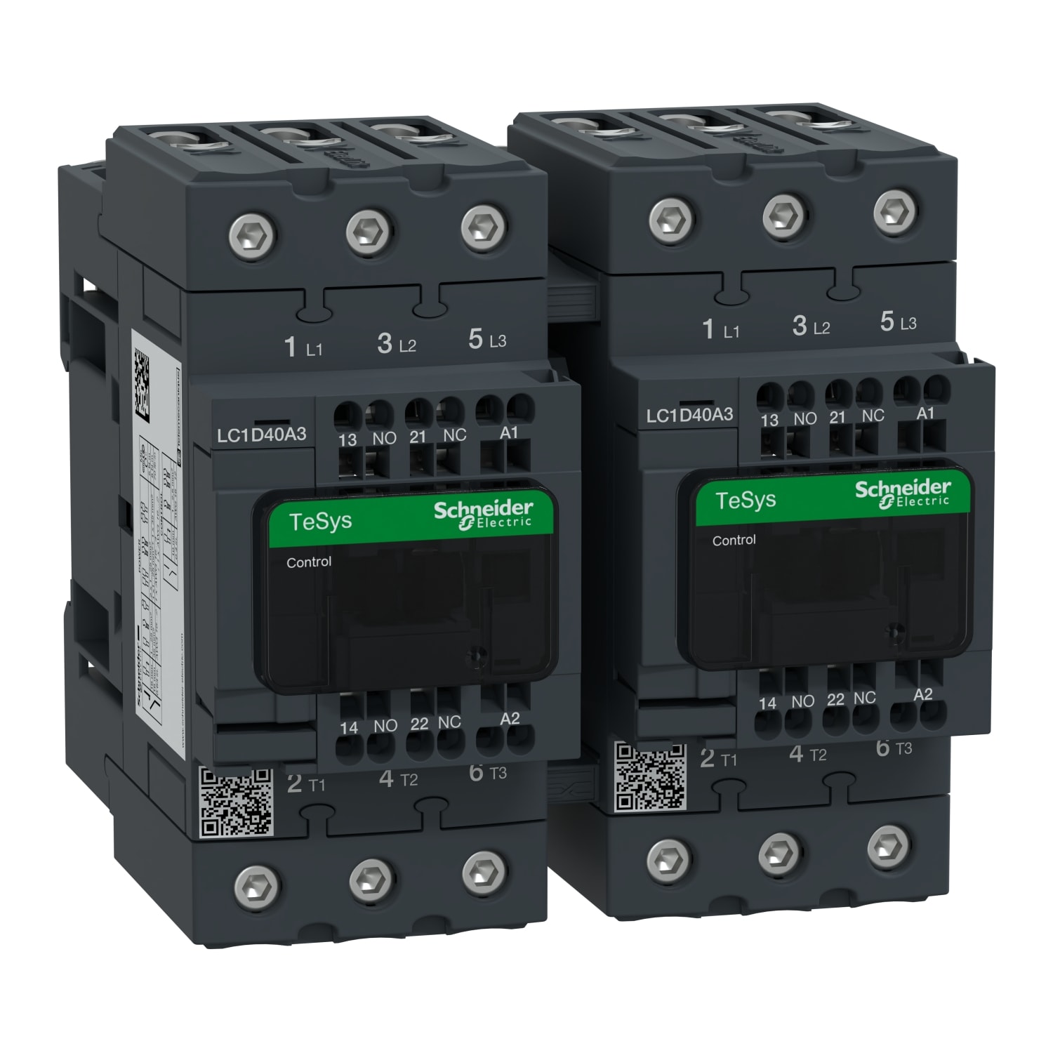 SCHNEIDER ELECTRIC - Teleinvertitore TeSys LC2D - 3 poli - AC3 440 V 40 A - 115 V CA