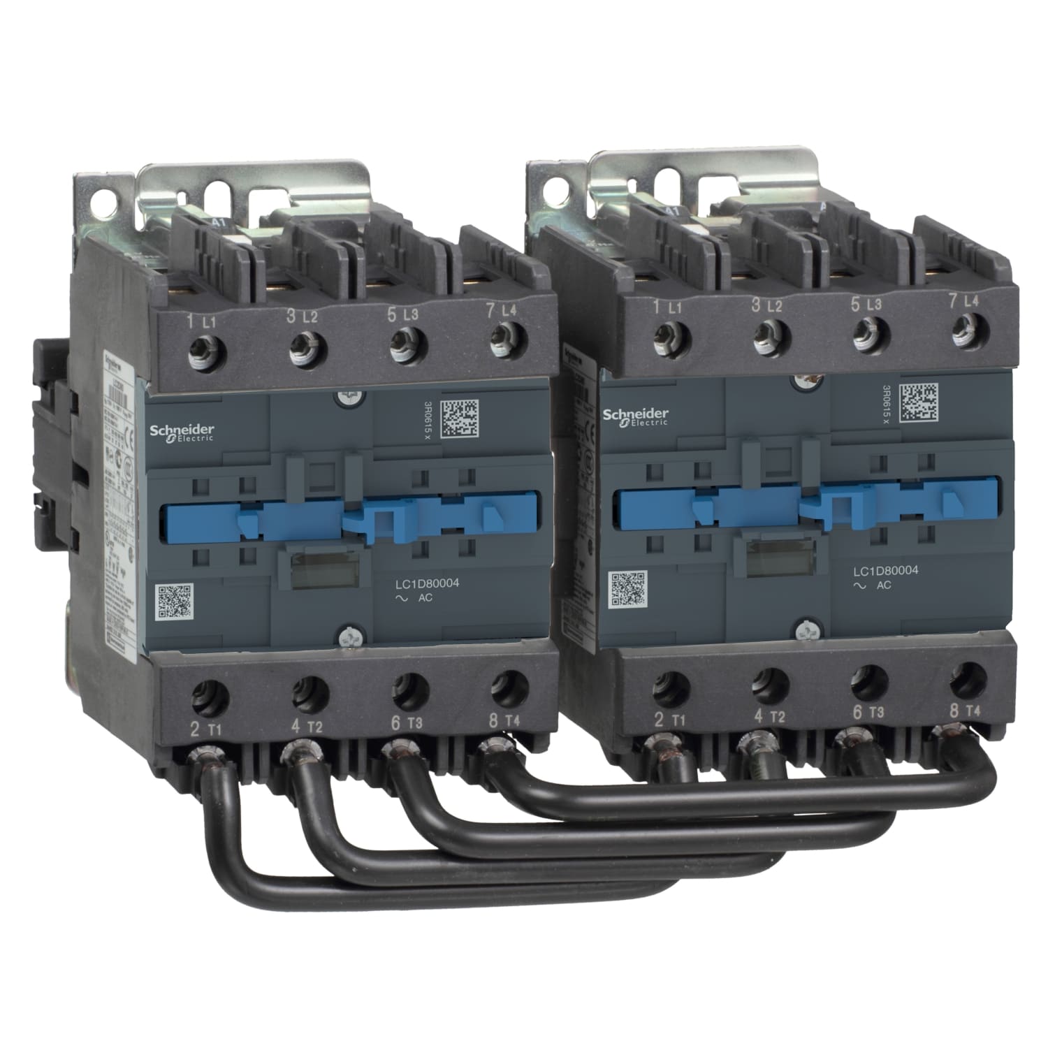 SCHNEIDER ELECTRIC - Teleinvertitore TeSys LC2D - 4 poli - AC1 440V 125 A - 230 V CA