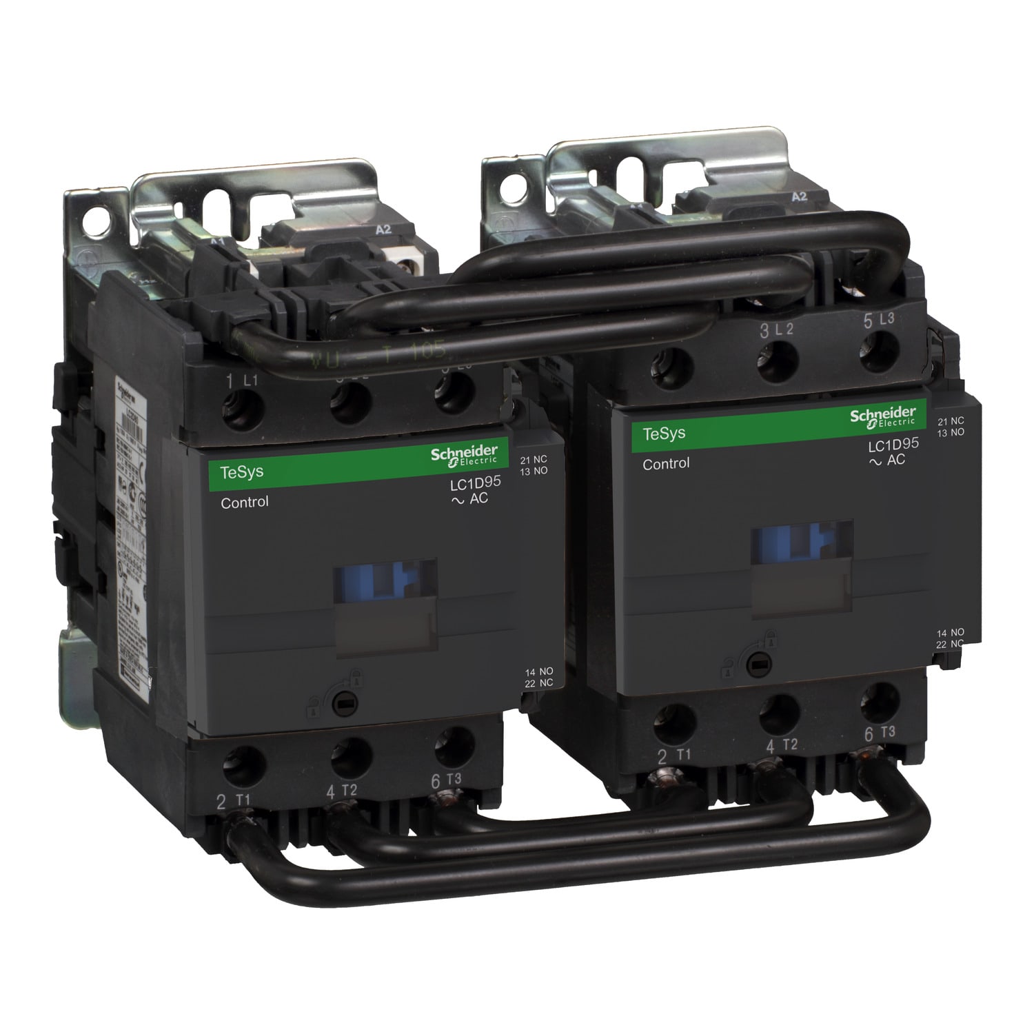 SCHNEIDER ELECTRIC - Teleinvertitore TeSys LC2D - 3 poli - AC3 440 V 95 A - 48 V CA