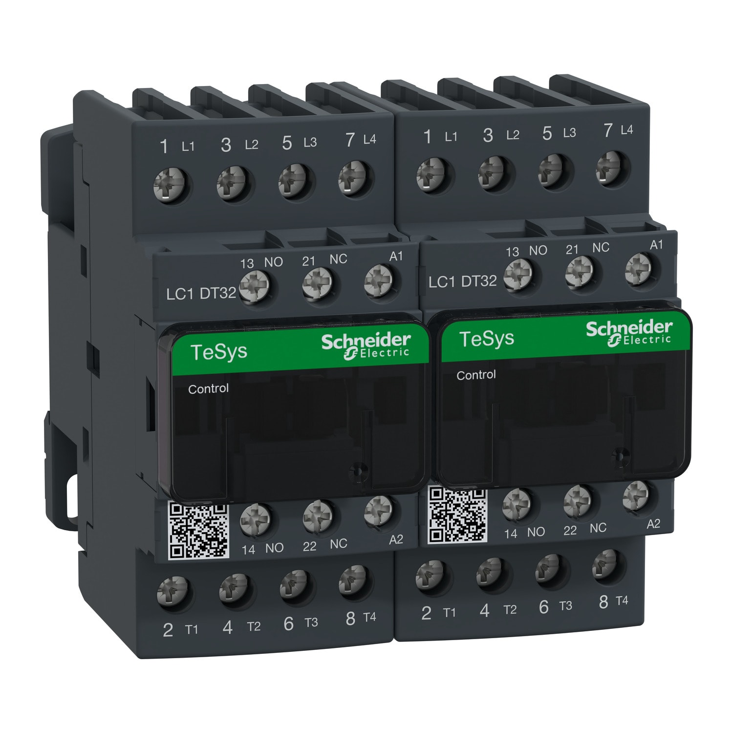 SCHNEIDER ELECTRIC - Teleinvertitore TeSys LC2D - 4 poli - AC1 440V 32 A - 230 V CA
