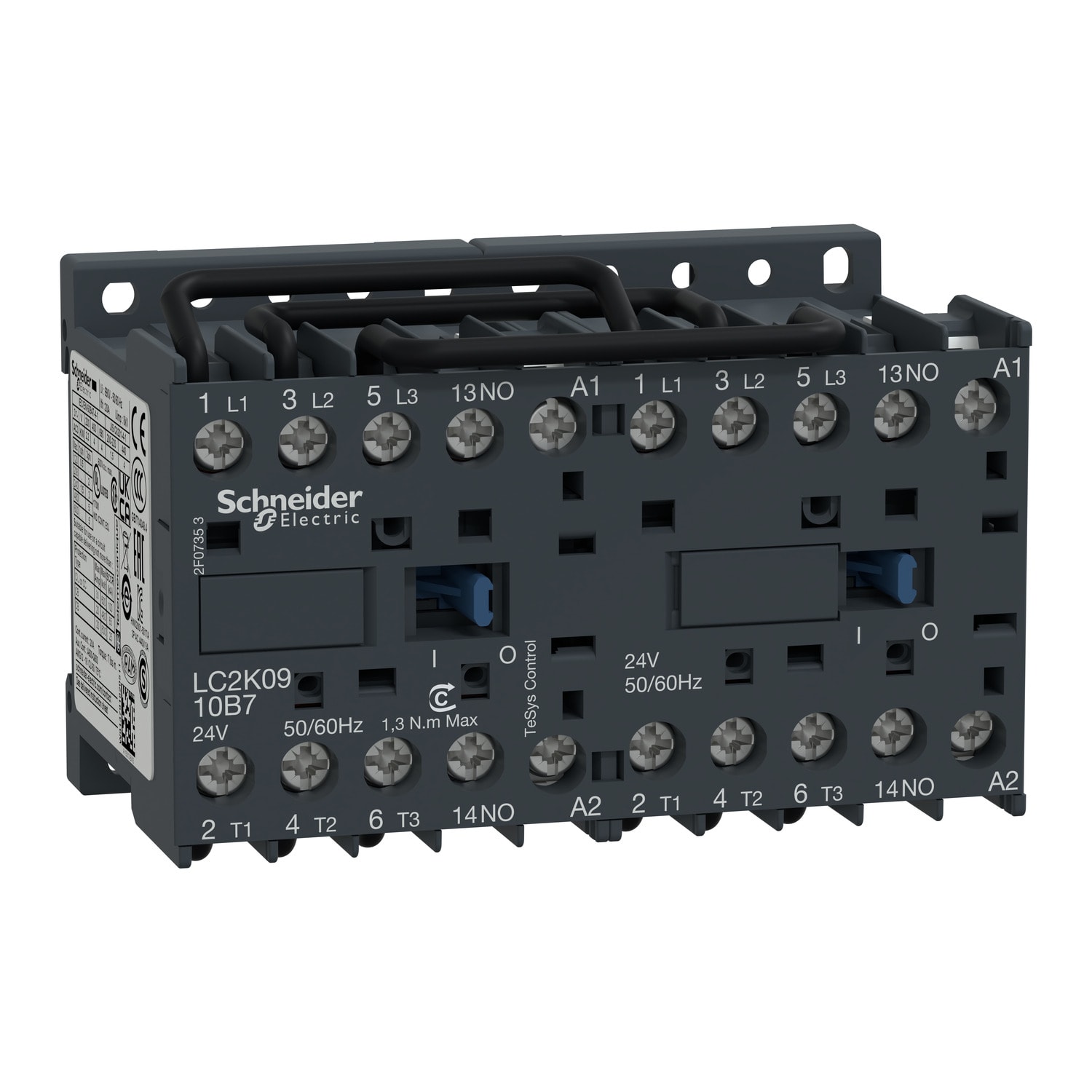 SCHNEIDER ELECTRIC - Teleinvertitore TeSys LC2K - 3 poli - AC3 440V 9 A - 110 V CA