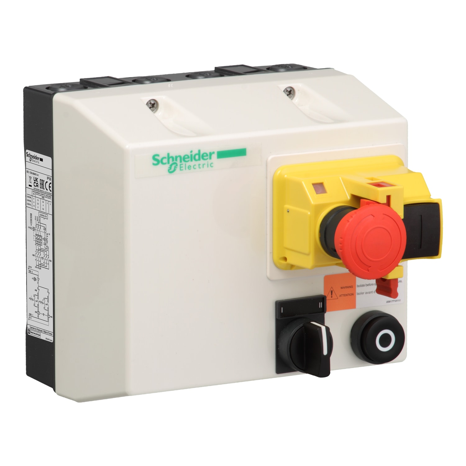 SCHNEIDER ELECTRIC - Teleinvertitore in cassetta - TeSys LG8-K - 2,5...4 A - Bobina 380 V CA