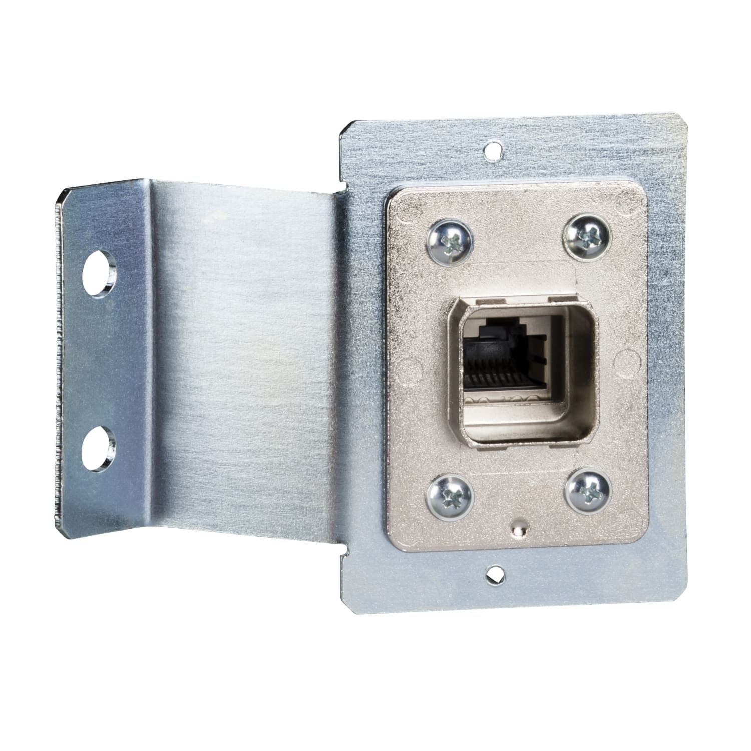 SCHNEIDER ELECTRIC - Piastrina supporto connettore Rj45 femmina