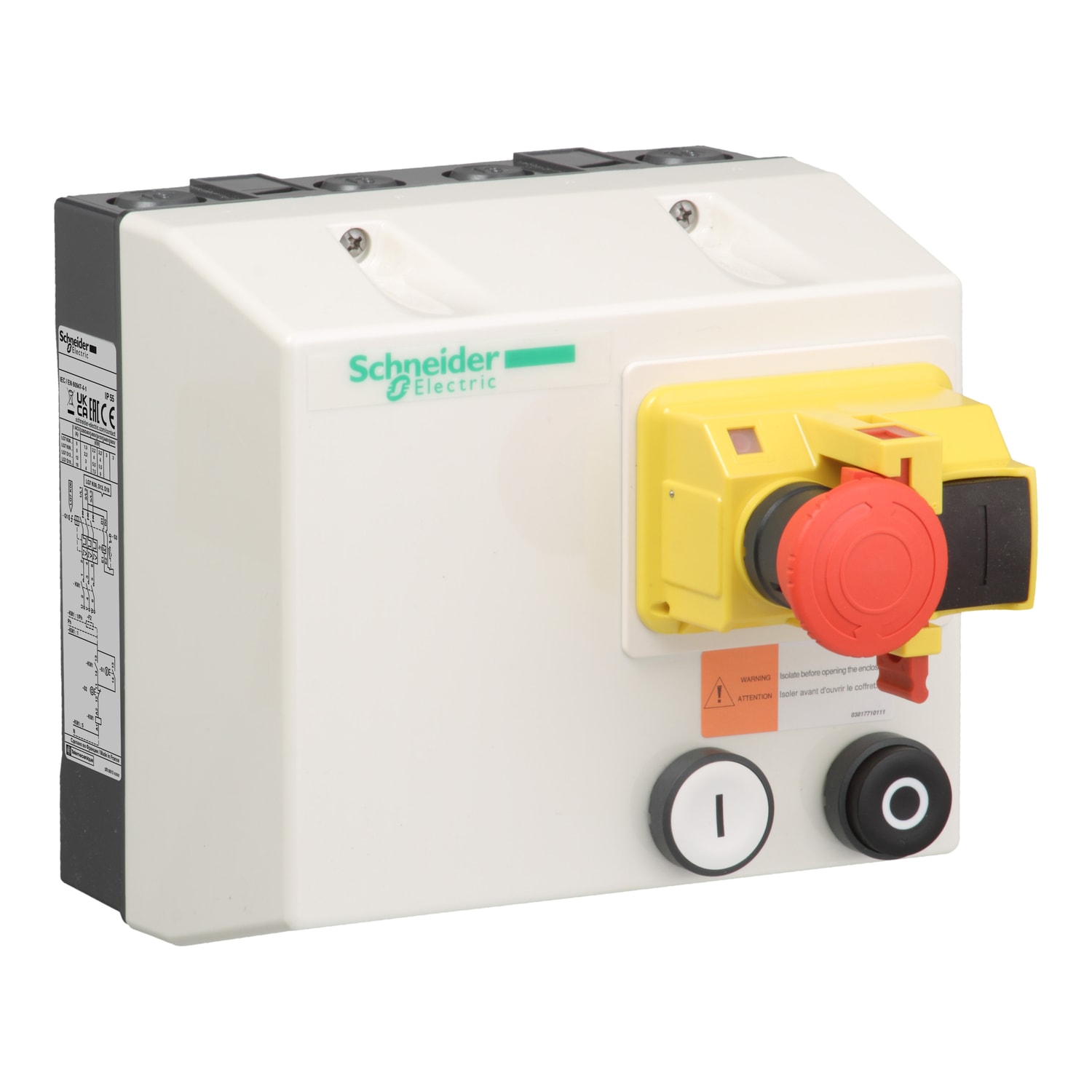 SCHNEIDER ELECTRIC - Avviatore in cassetta - TeSys LJ7K - 0,4..0,63 A - 380 V CA