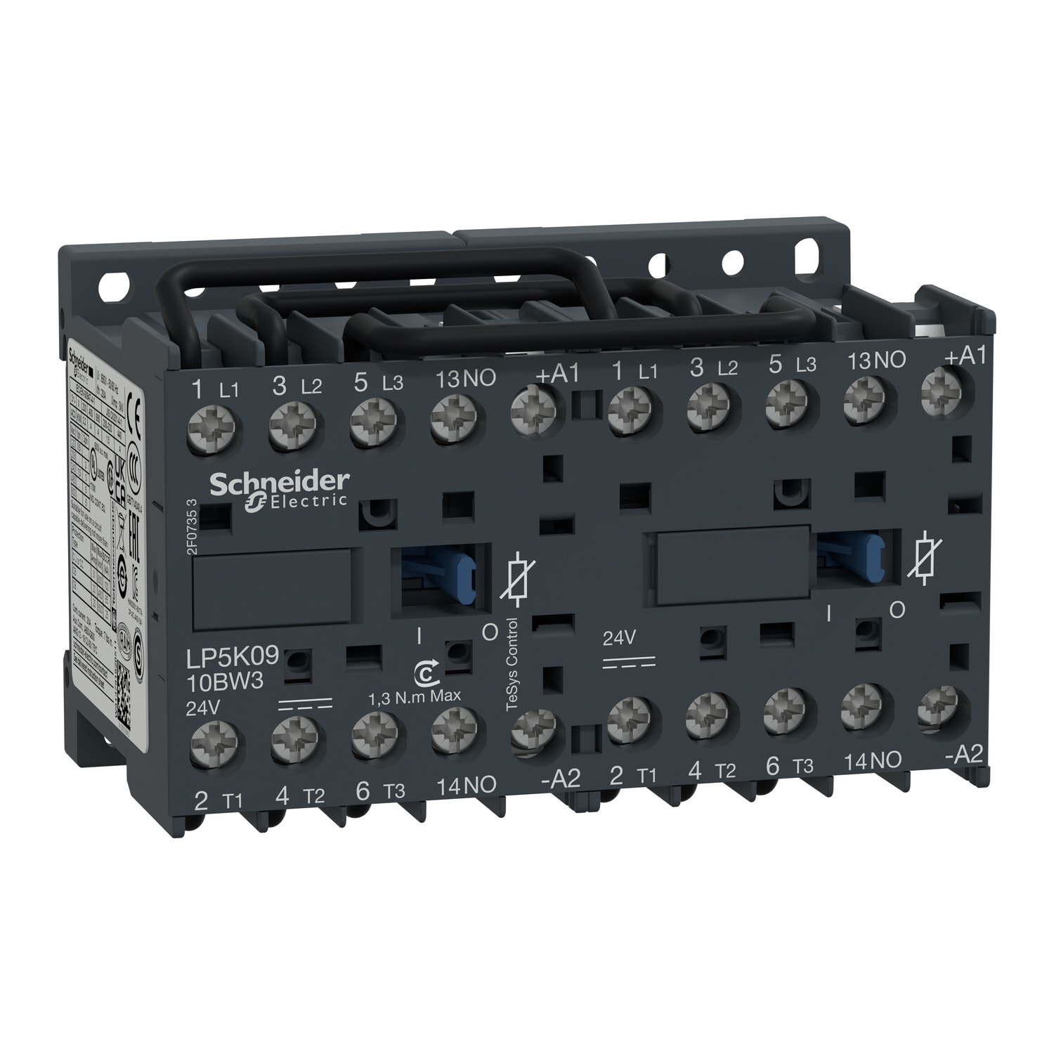 SCHNEIDER ELECTRIC - Teleinvertitore TeSys LP5K - 3 poli - AC3 440V 9 A - 24 V CA