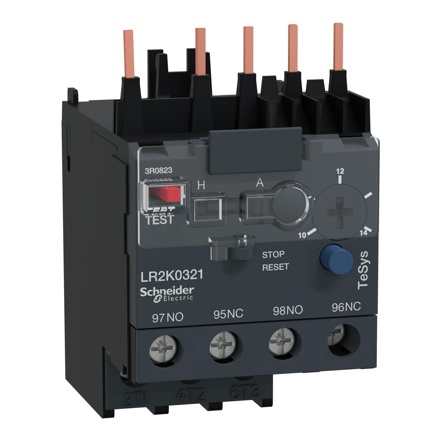 SCHNEIDER ELECTRIC - Relè sovraccarico termico per motore - TeSys LR2 K - 10...14 A - Classe 10A