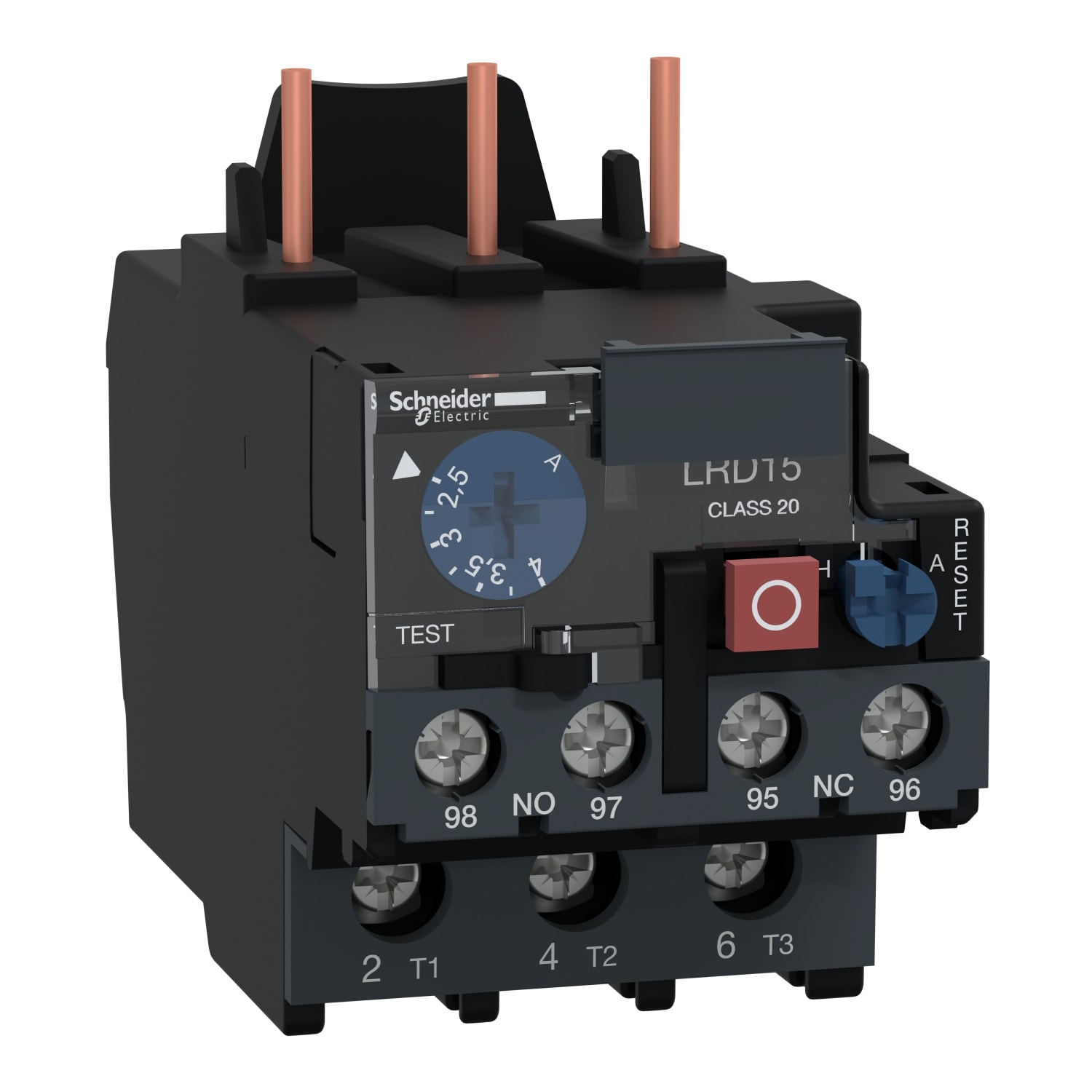 SCHNEIDER ELECTRIC - Relè sovraccarico termico per motore TeSys - 2,5...4 A - Classe 20A