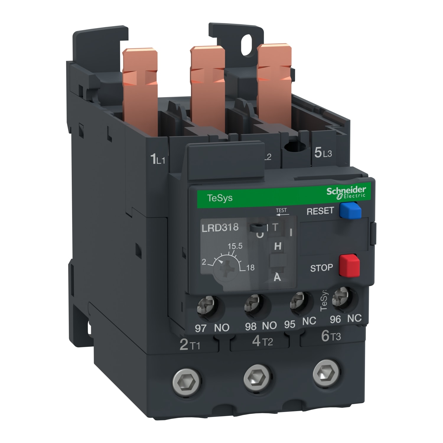 SCHNEIDER ELECTRIC - Relè sovraccarico termico per motore TeSys - 12...18 A - Classe 10A