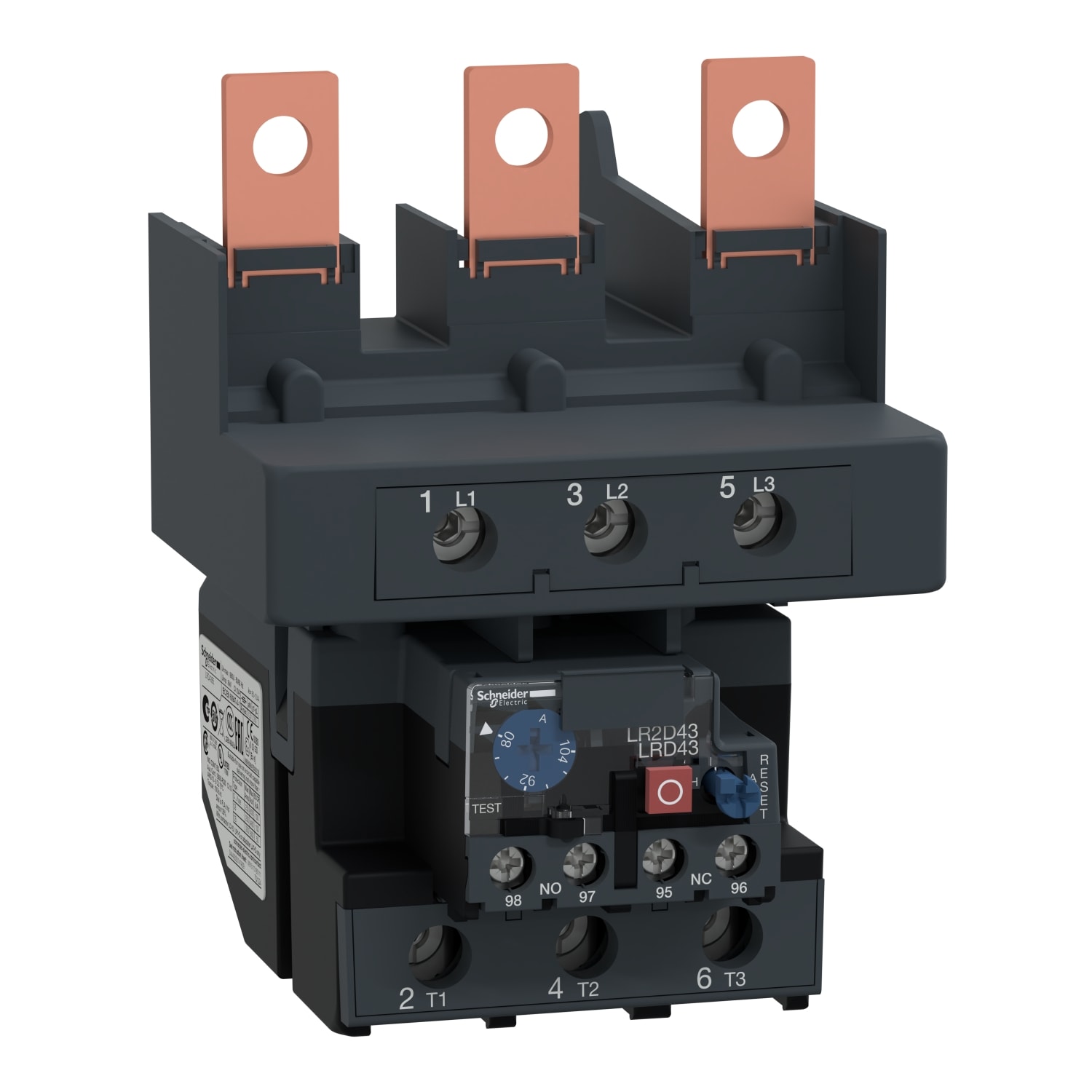 SCHNEIDER ELECTRIC - Relè sovraccarico termico per motore TeSys - 80...104 A - Classe 10A