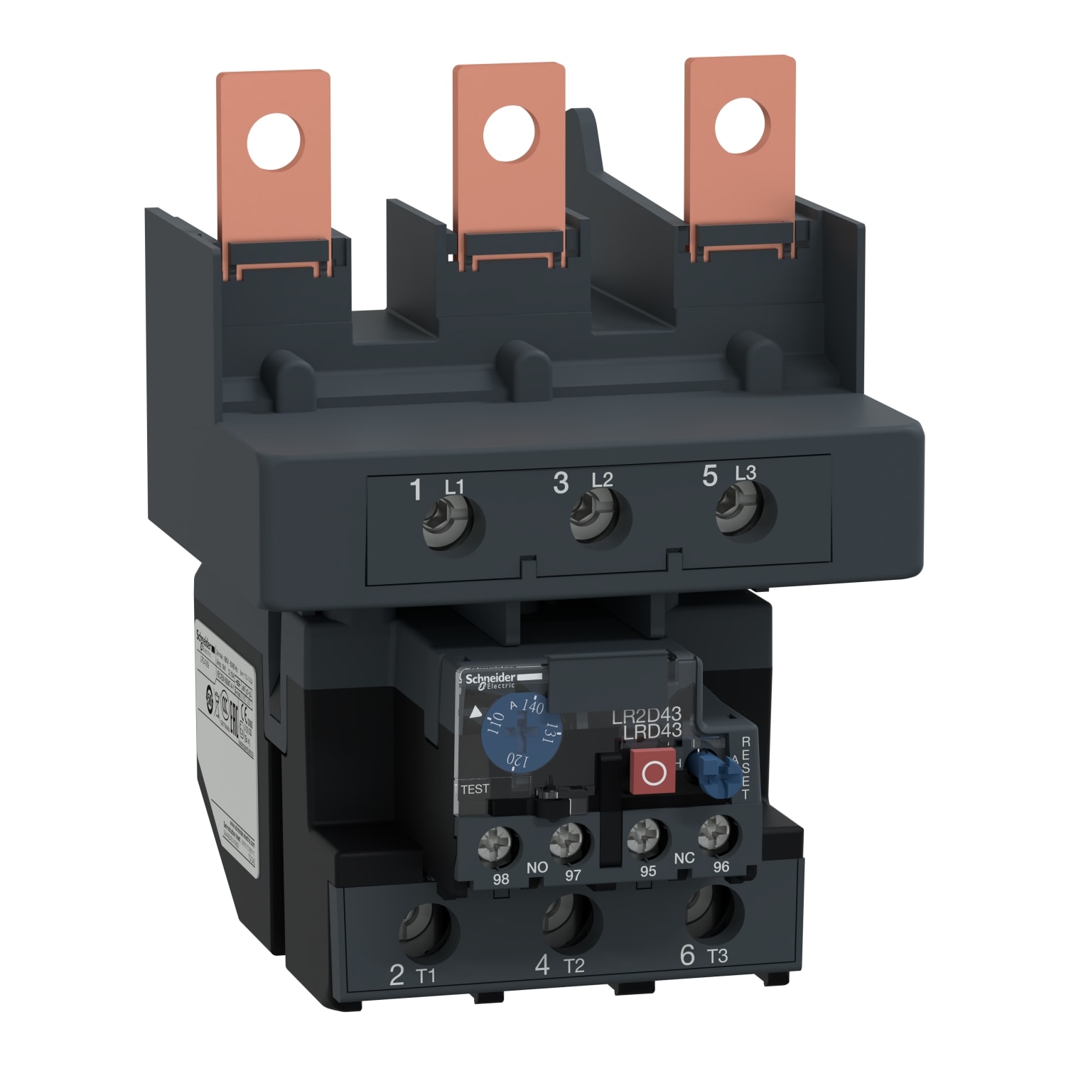 SCHNEIDER ELECTRIC - Relè sovraccarico termico per motore TeSys - 110...140 A - Classe 10A