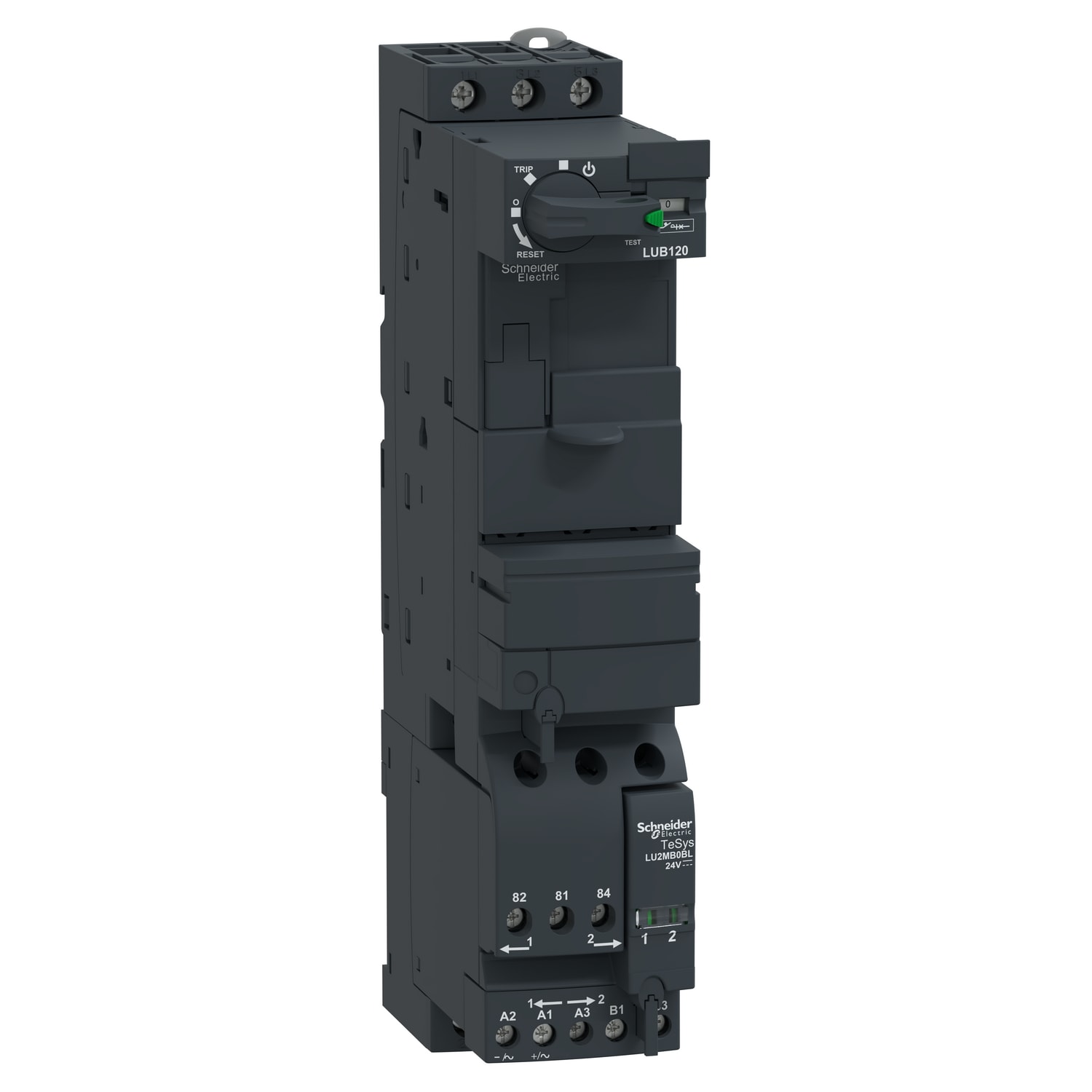 SCHNEIDER ELECTRIC - Base di potenza - TeSys U - 12 A - 24 V CC - Controllo morsetti a vite