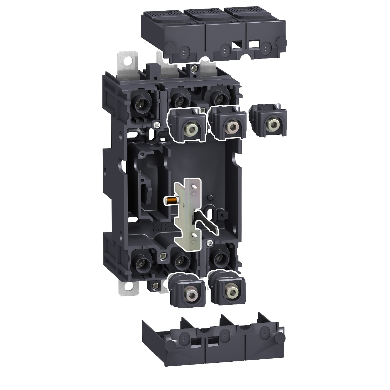 SCHNEIDER ELECTRIC - Kit zoccolo - 3P - per NSX100..250