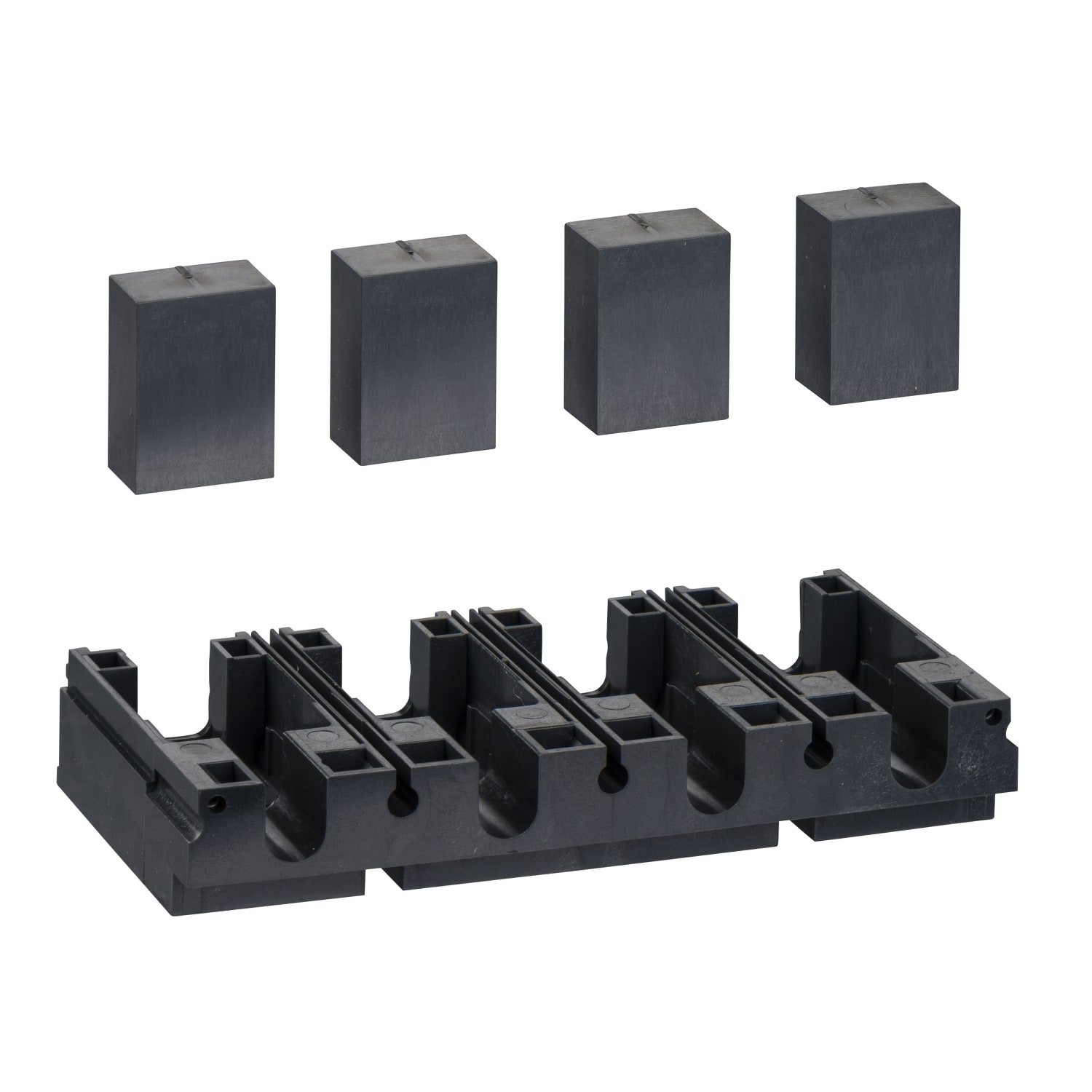 SCHNEIDER ELECTRIC - Adattatore per base plug-in - 4 poli - Per NSX100..250