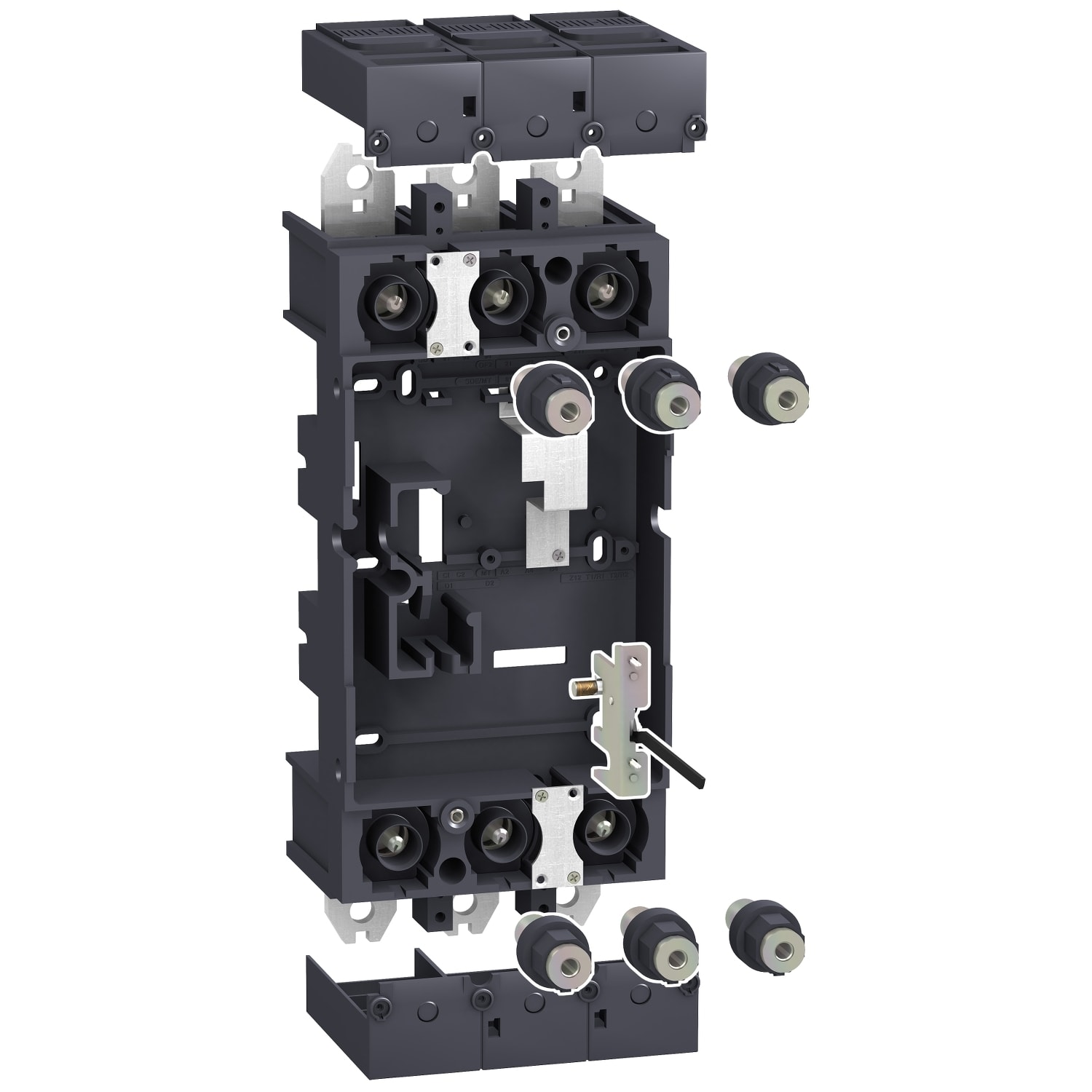 SCHNEIDER ELECTRIC - Kit con base plug-in - 3 poli - Per NSX400..630