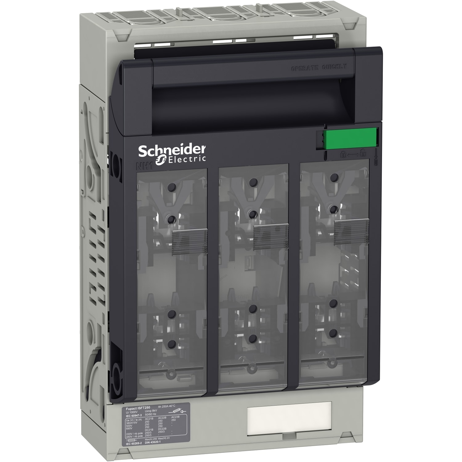 SCHNEIDER ELECTRIC - ISFT250 3P attacco capicorda