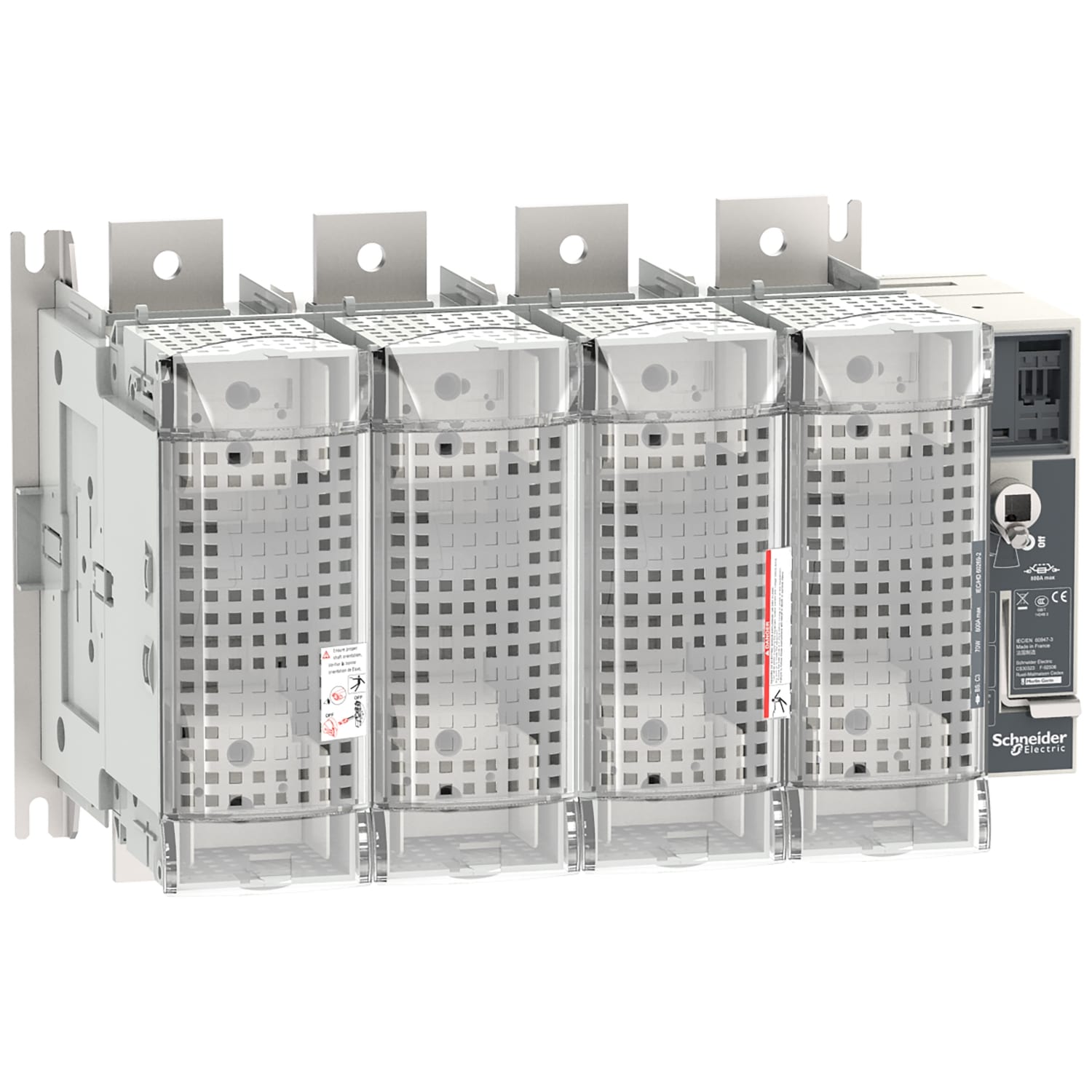 SCHNEIDER ELECTRIC - Interruttore-sezionatore con fusibili, FuPact, FuPactGS BS800, 4 poli
