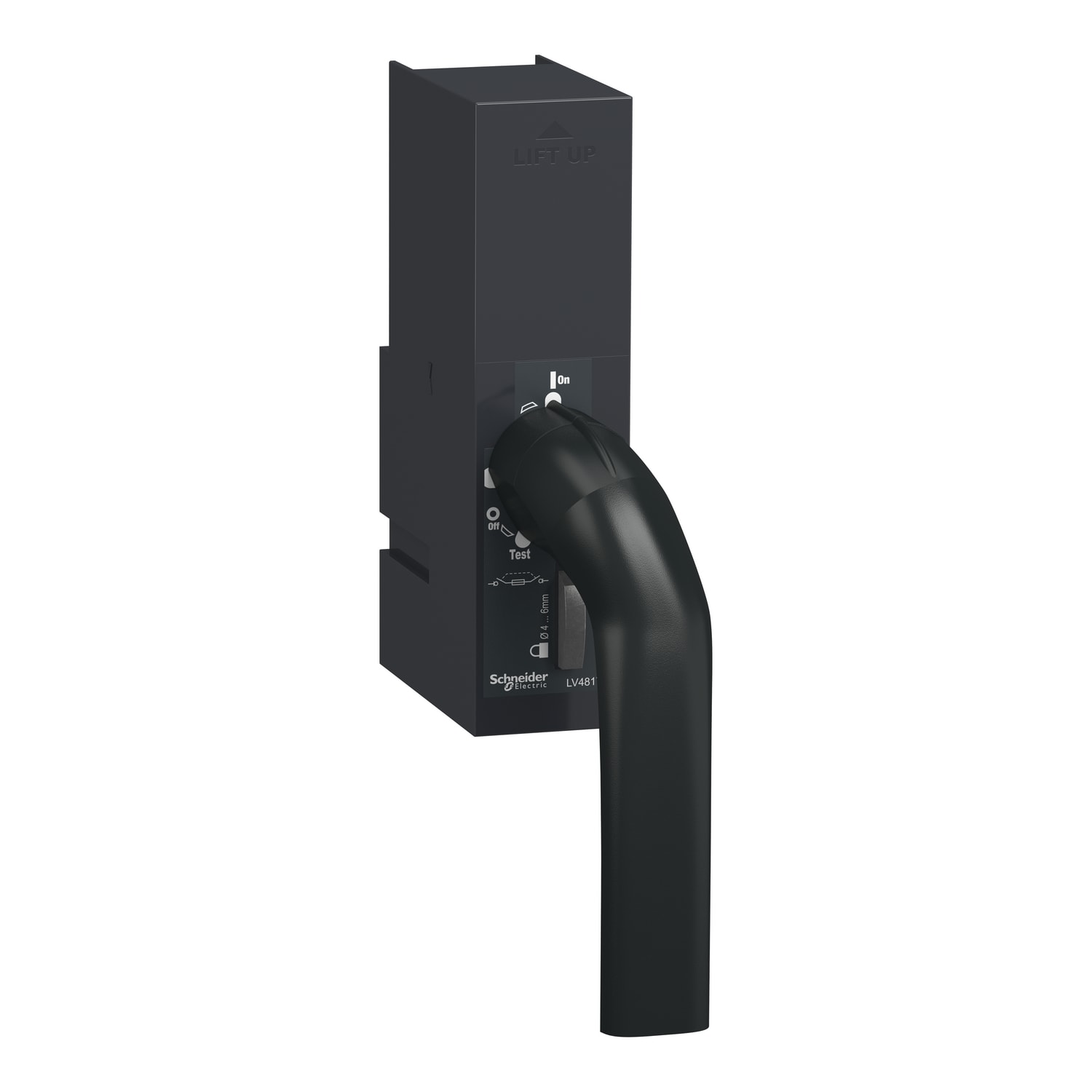 SCHNEIDER ELECTRIC - Accessorio, FuPact, Manovra rotativa nera, FuPactGS, 63/200A