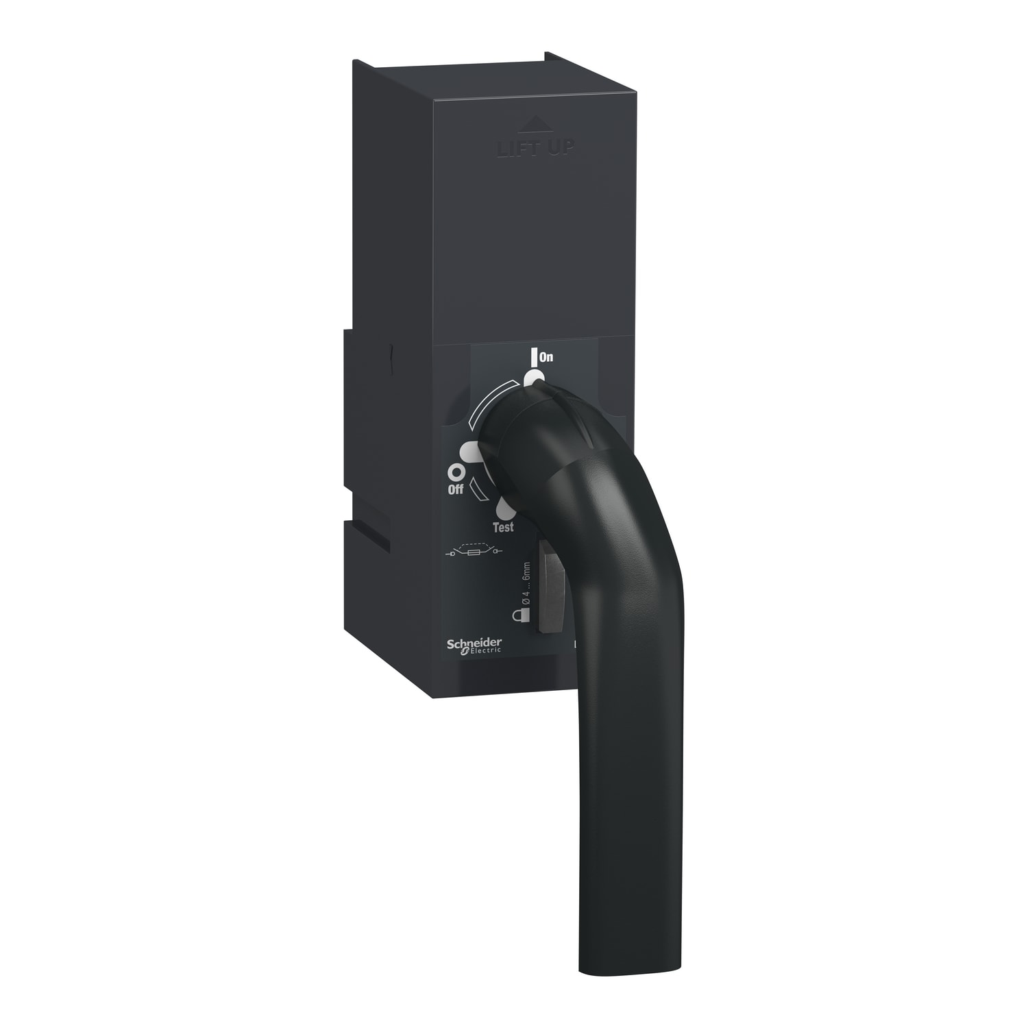 SCHNEIDER ELECTRIC - Accessorio, FuPact, Manovra rotativa nera, FuPactGS, 250/400A