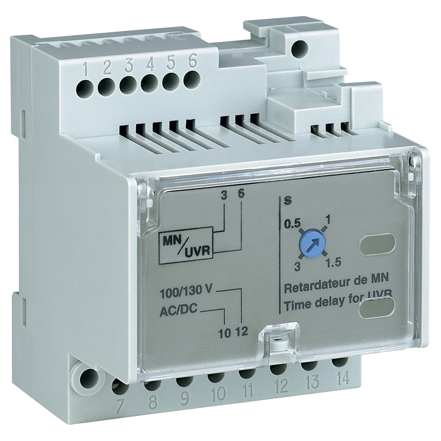 SCHNEIDER ELECTRIC - Bobina di minima tensione MN con regolazione 100/130 Vca/cc