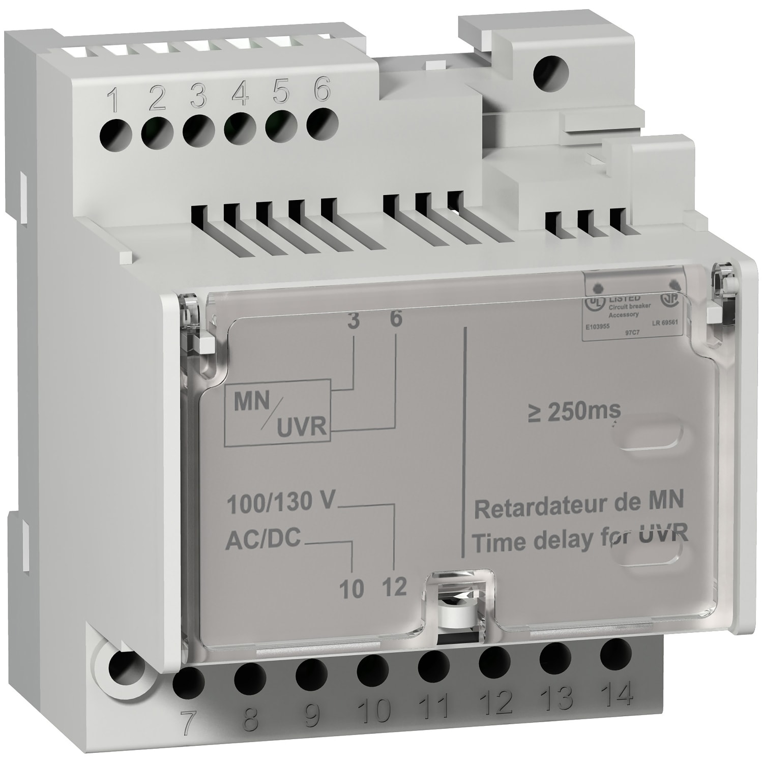 SCHNEIDER ELECTRIC - Bobina di minima tensione MN senza regolazione 100/130 Vca/cc