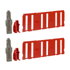 SCHNEIDER ELECTRIC - Otturatori sicurezza + blocco MTZ2 3P SP