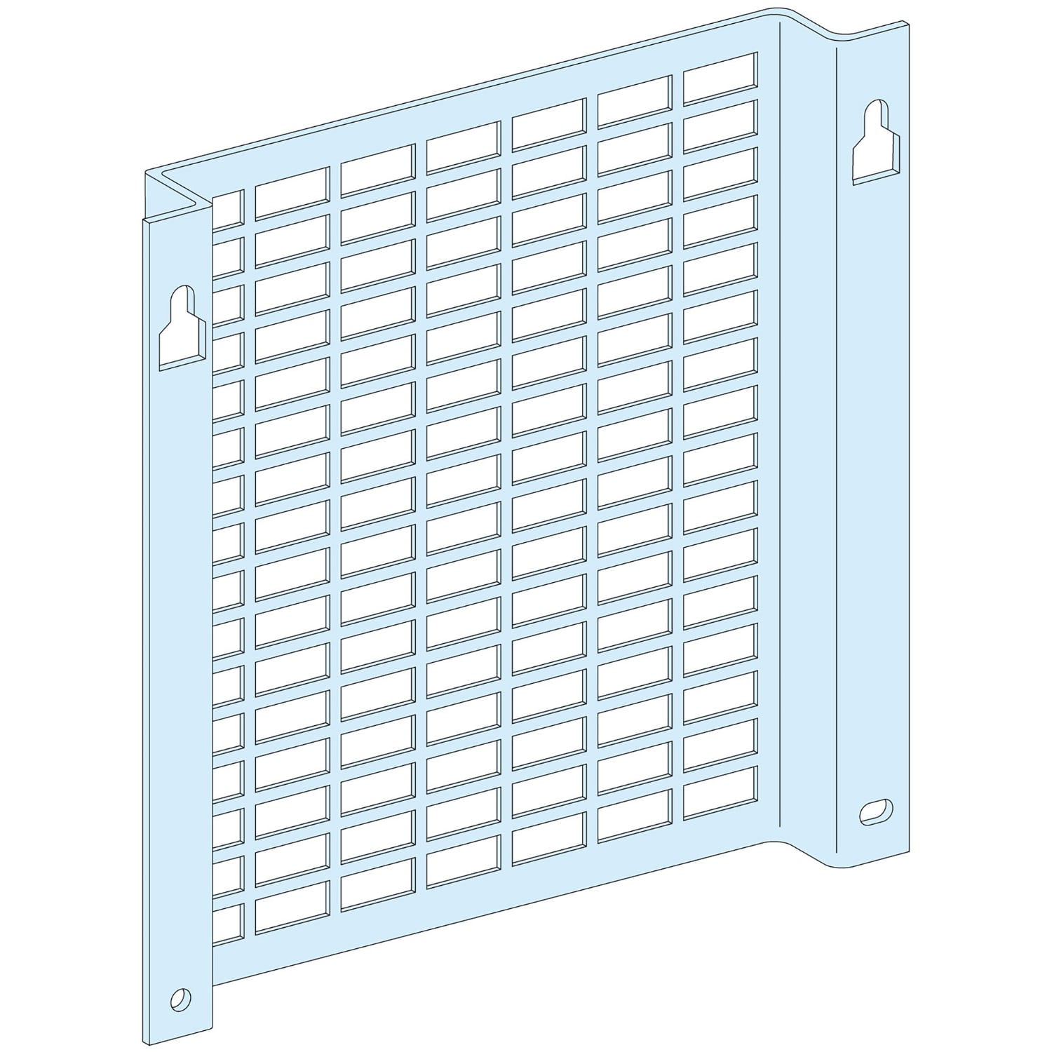 SCHNEIDER ELECTRIC - Struttura, PrismaSeT, Piastra, Piastra di fondo pref.rientrata 4M L250