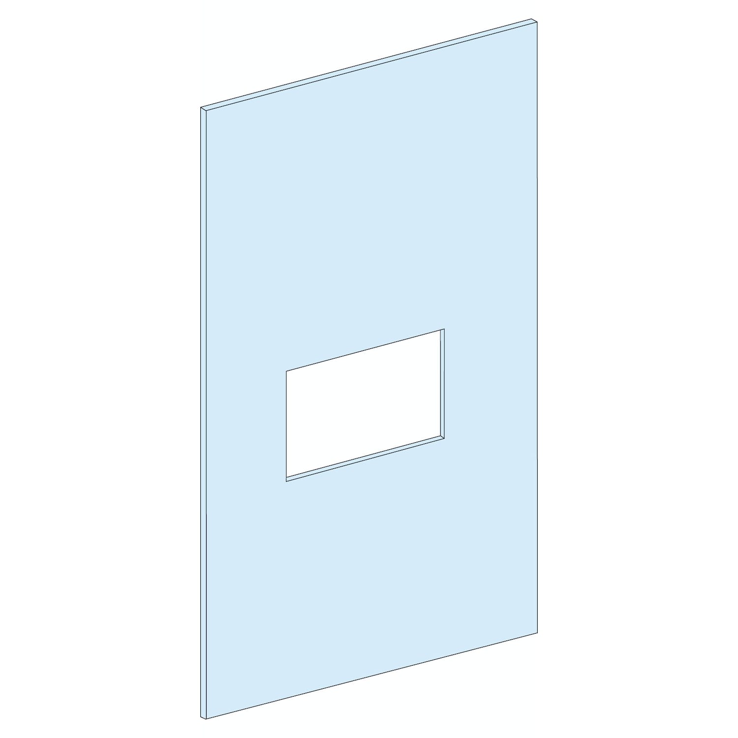 SCHNEIDER ELECTRIC - Piastra frontale NSX100-250 V fisso L250