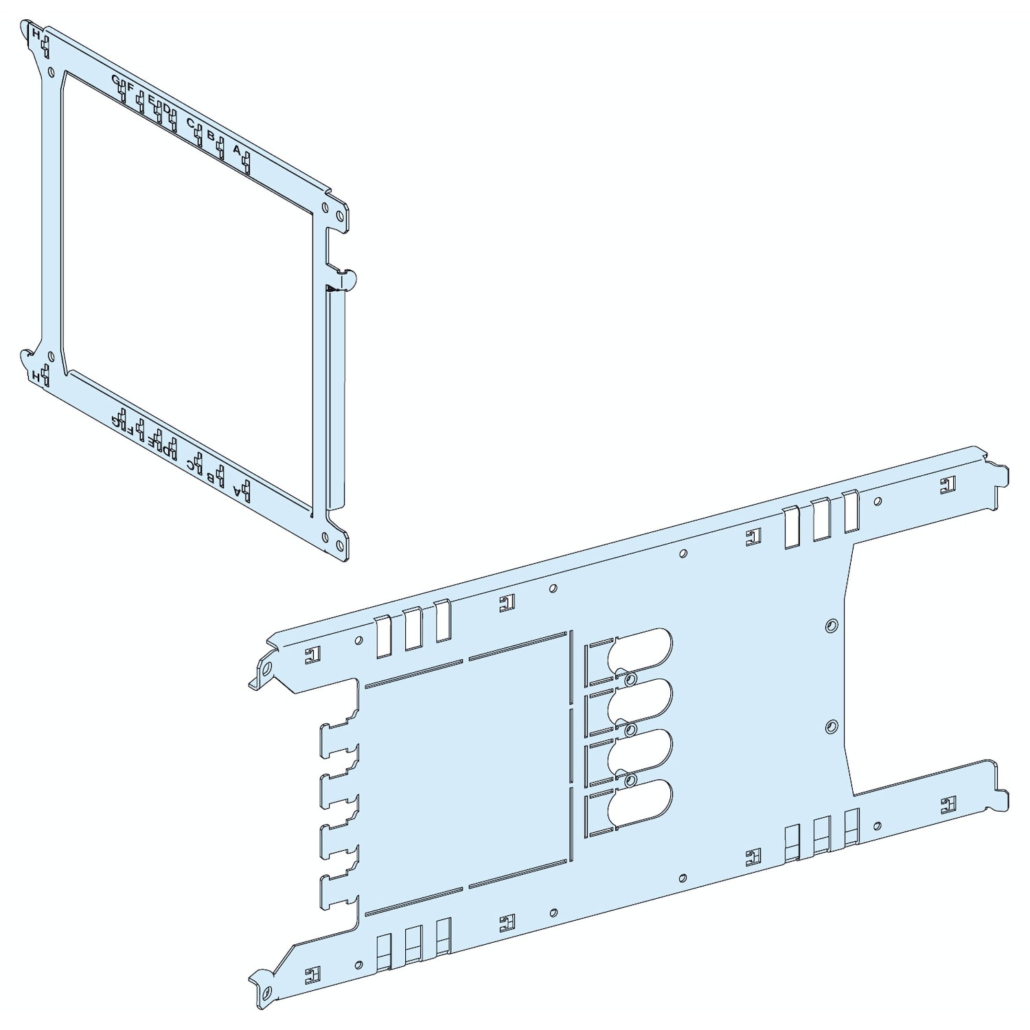 SCHNEIDER ELECTRIC - Piastra di fondo NS250 estr 3P-4P H