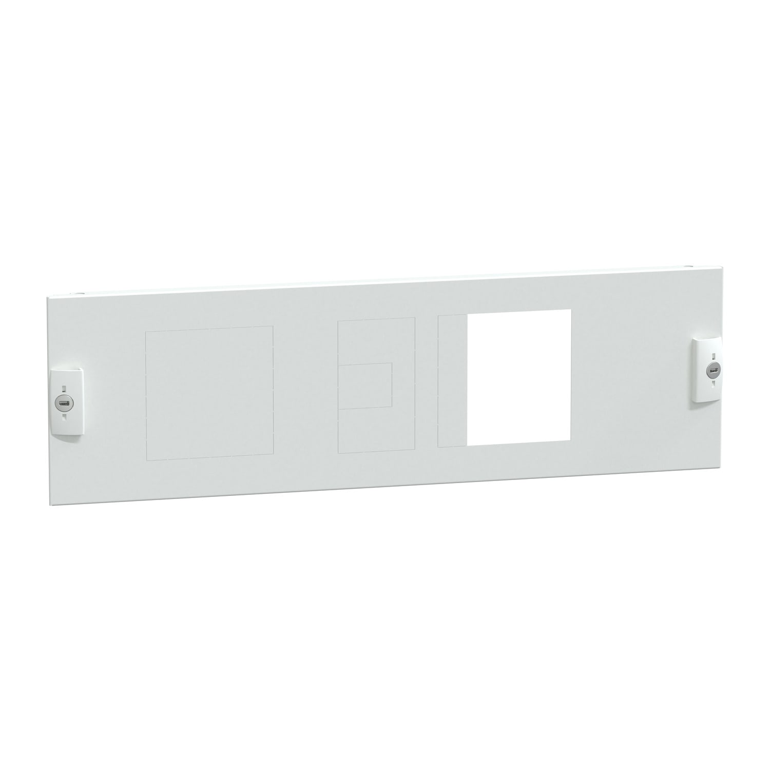 SCHNEIDER ELECTRIC - Struttura, PrismaSeT, Piastra, Piastra front. NSX160/250 fix dir 3P