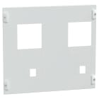 SCHNEIDER ELECTRIC - Struttura, PrismaSeT, Piastra, Piastra front. N°2 NSX400 VIGI V fix dir