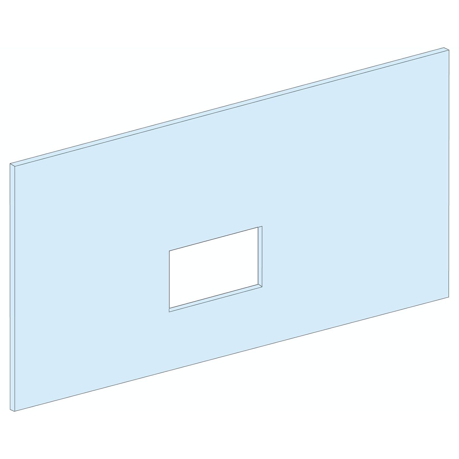 SCHNEIDER ELECTRIC - Struttura, PrismaSeT, Piastra, Piastra frontale NS1600 H fis/dir-rot 4P