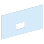 SCHNEIDER ELECTRIC - Struttura, PrismaSeT, Piastra, Piastra frontale NS1600 H fis/dir-rot 4P
