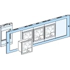 SCHNEIDER ELECTRIC - Struttura, PrismaSeT, Piastra, Piastra front preforata stru. misura